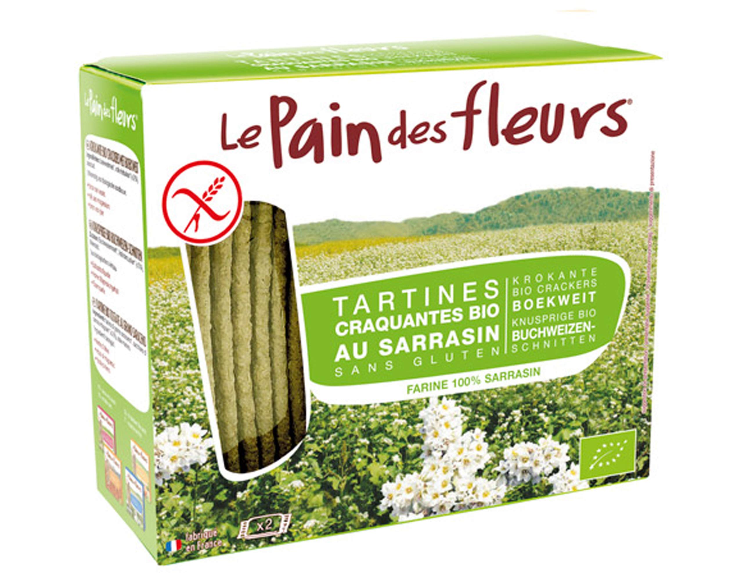 Le Pain Des Fleurs Organic Buckwheat Crispbread 150g