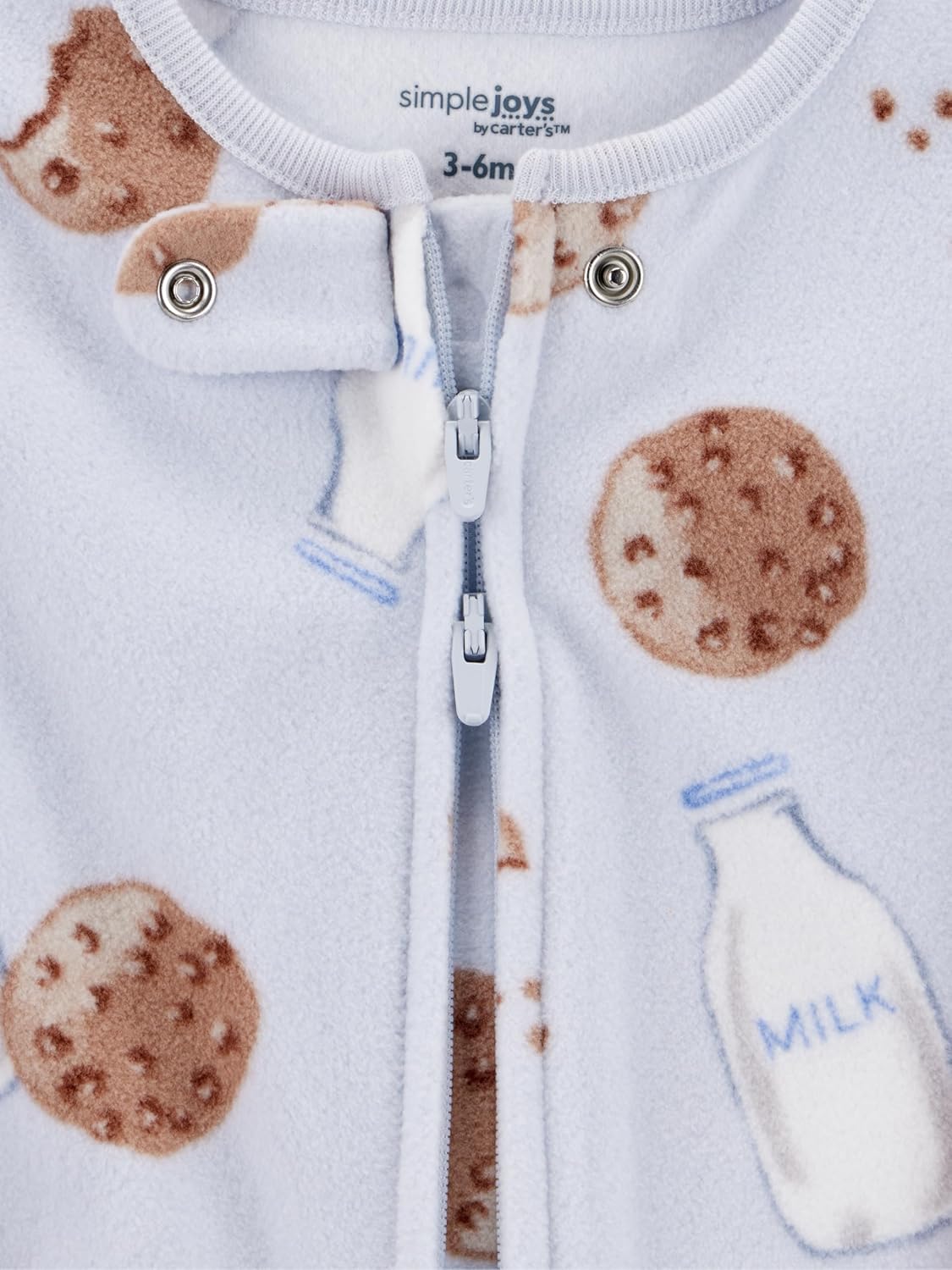 Simple Joys by Carter's baby-boys 2-pack Fleece Footed Sleep and PlayBaby and Toddler Sleepers - Image 4