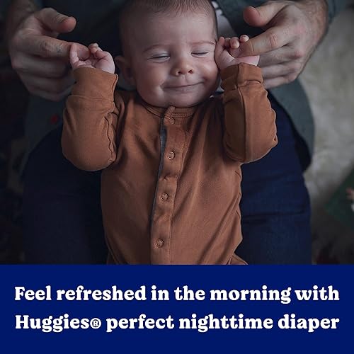 Miniatura 10 de Huggies Pañales Overnites pañales para bebé, talla 7 (41+ libras), 68 unidades (2 paquetes de 34)