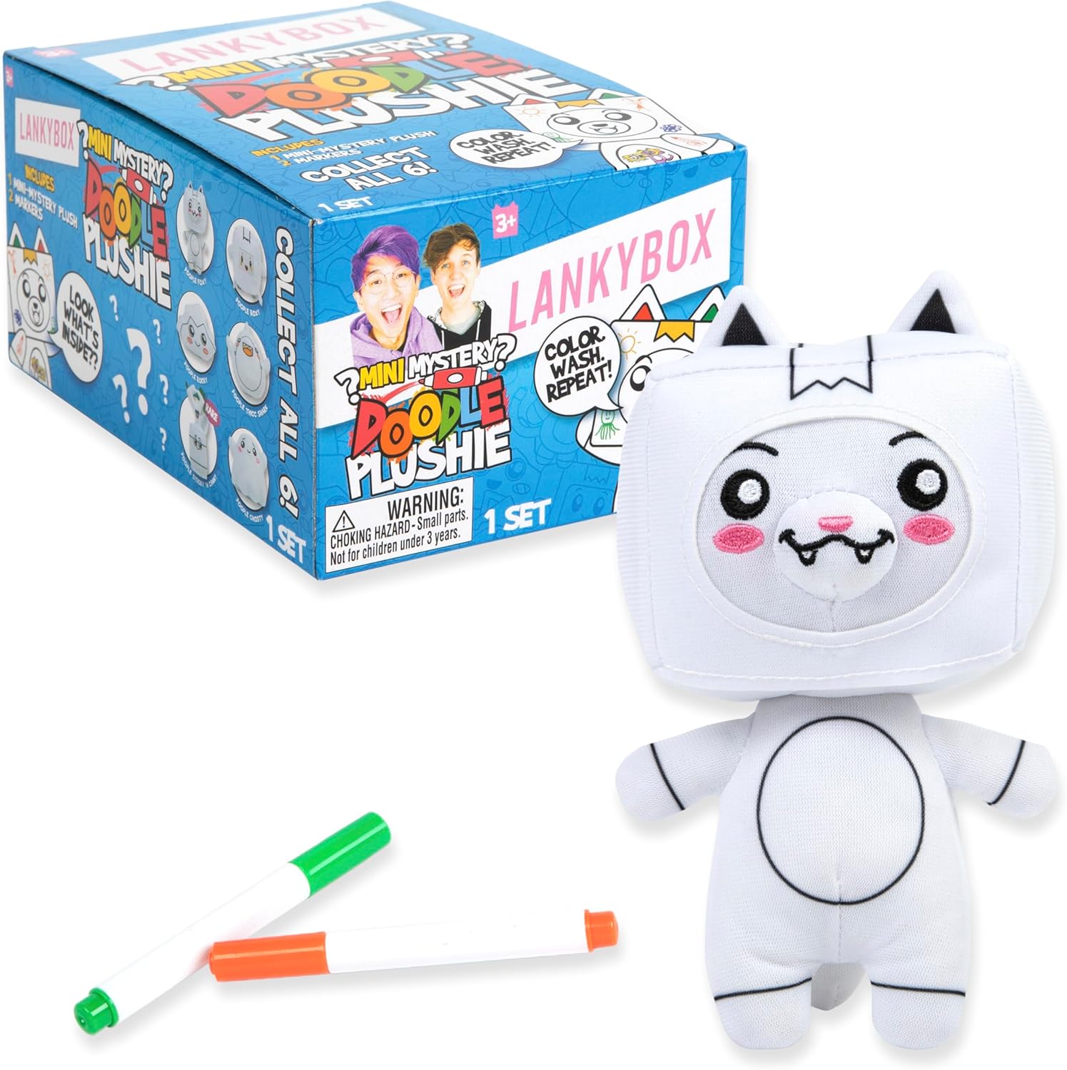 LankyBox Mystery Plush, Doodle Collection, Collectible Blind Box Mini Plush, Officially Licensed LankyBox Merch - Image 7