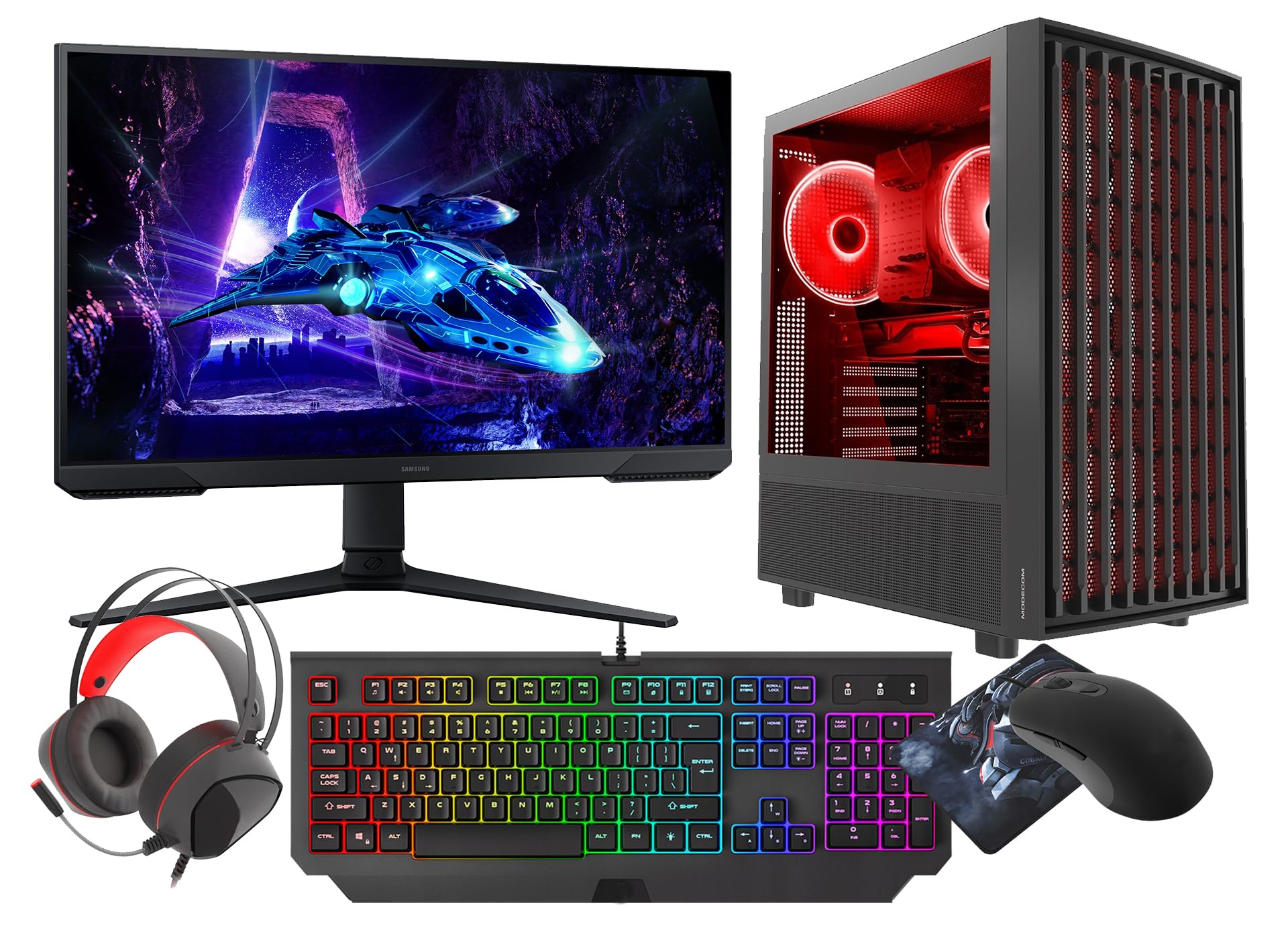 VIST Breeze PC Ryzen 7 8700F RTX 5060 32GB SSD 1TB W11 WiFi BT LCD 24" 180Hz DLSS 4