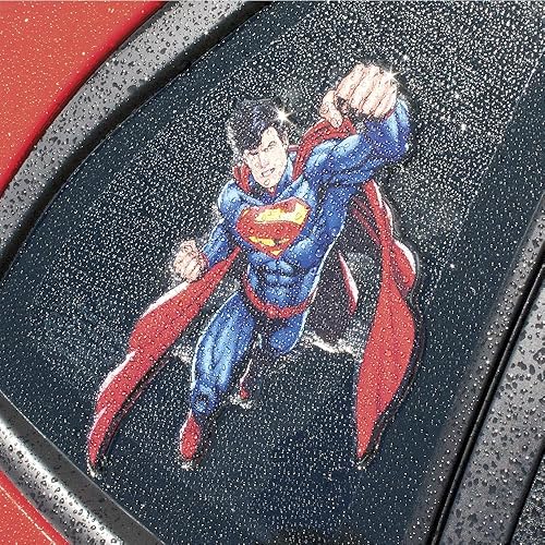 Miniatura 2 de Fan Emblems Calcomanía transparente para coche con diseño de personaje de Superman