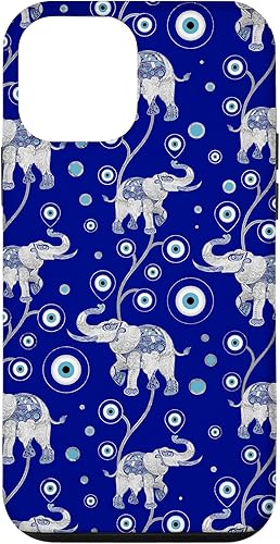 Miniatura 16 de Carcasa con dije de elefante de buena suerte para iPhone 16
