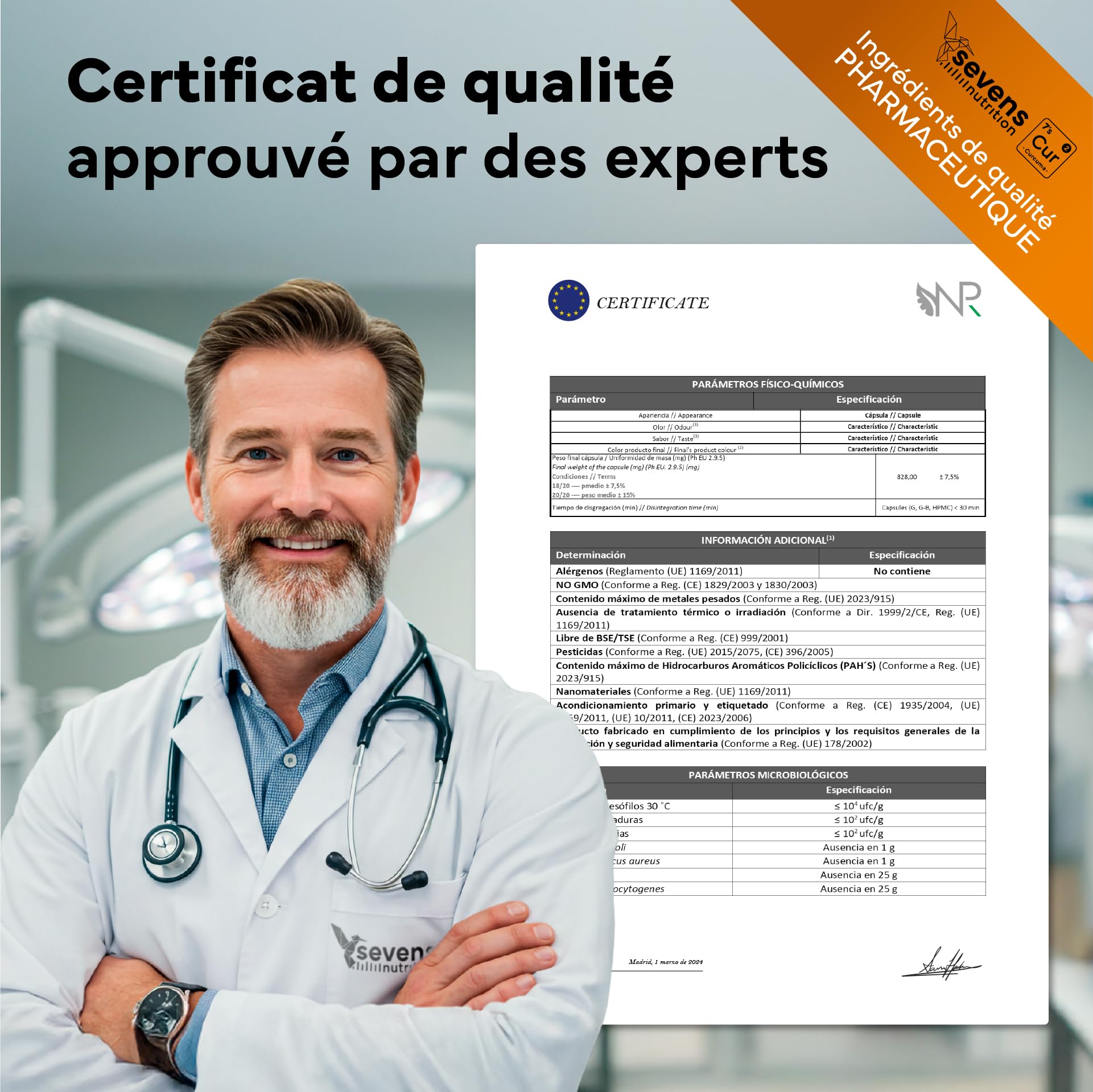 Curcuma Bio Gélule Anti Inflammatoire avec Gingembre et Poivre Noir – 1410 mg par Dose – 365 Gélules – Format XL Éco – Complément Articulations Os Vegan Naturel – Sevens