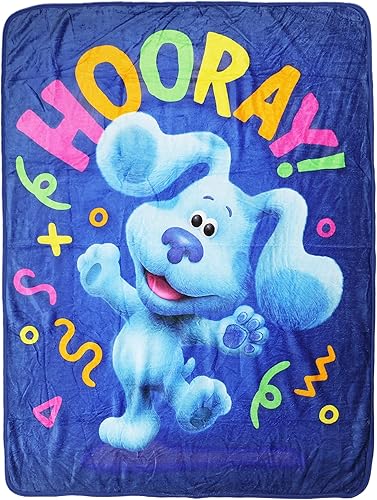 Northwest Blues Clues - Manta de seda táctil, 46 x 60 pulgadas, azul hurra