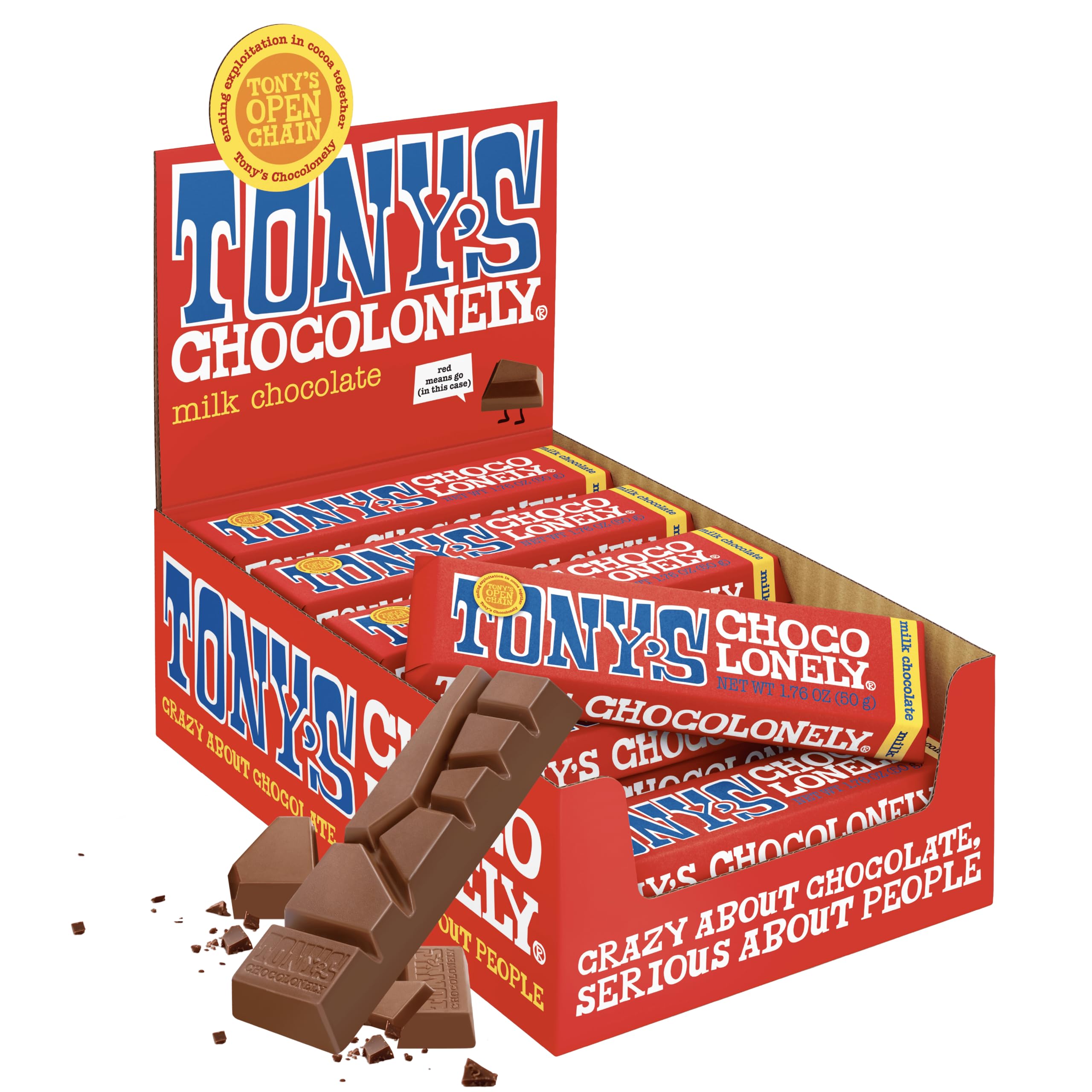 Originals × TONY’SCHOCOLONELY L 希少 Amazon.com : Tony's Chocolonely Belgian Milk Chocolate Candy Bar