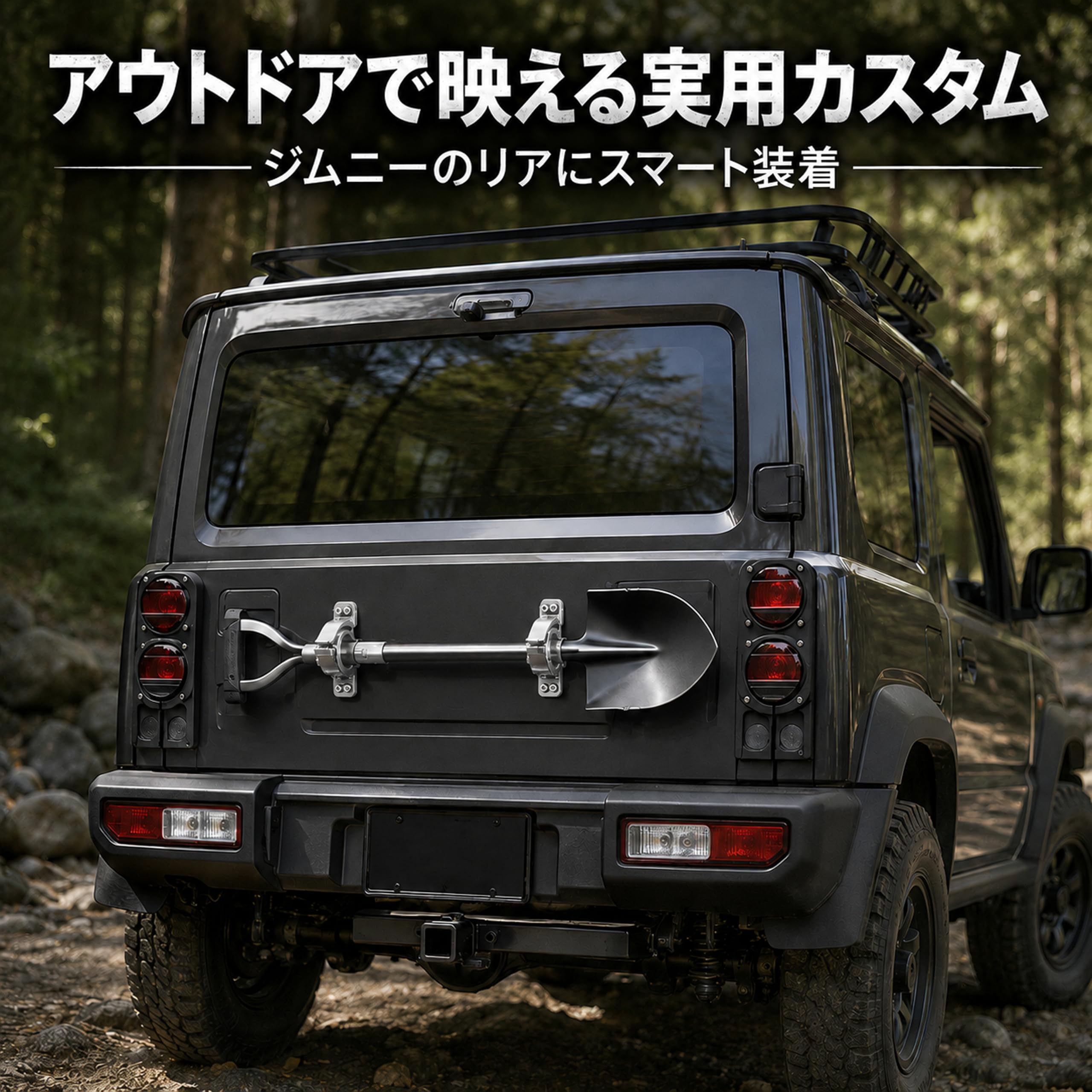 Amazon | UTTERG スコップホルダー 2 個セット ジムニー専用 JA11 JA12