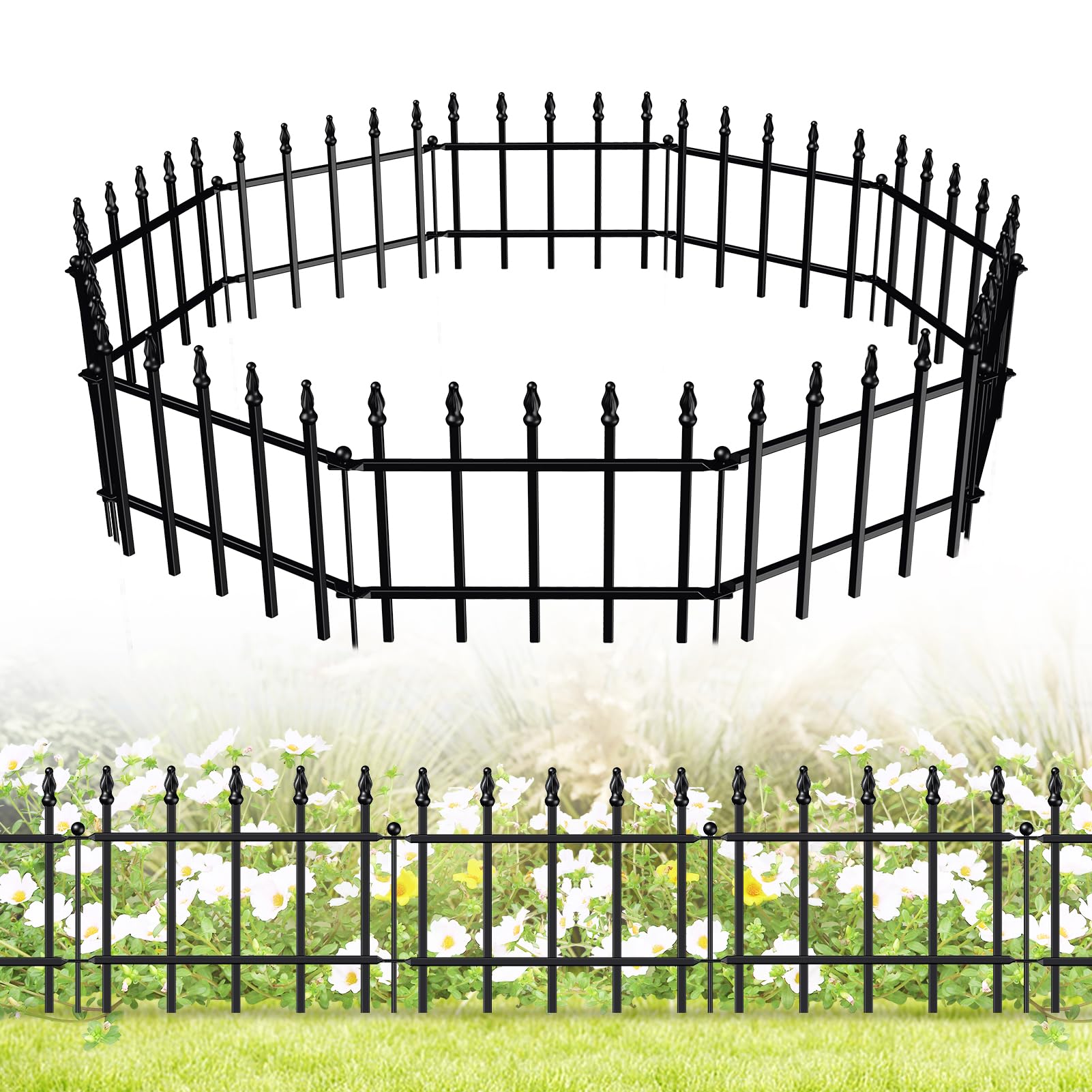 FOREHOGAR Roman Column Decorative Fence