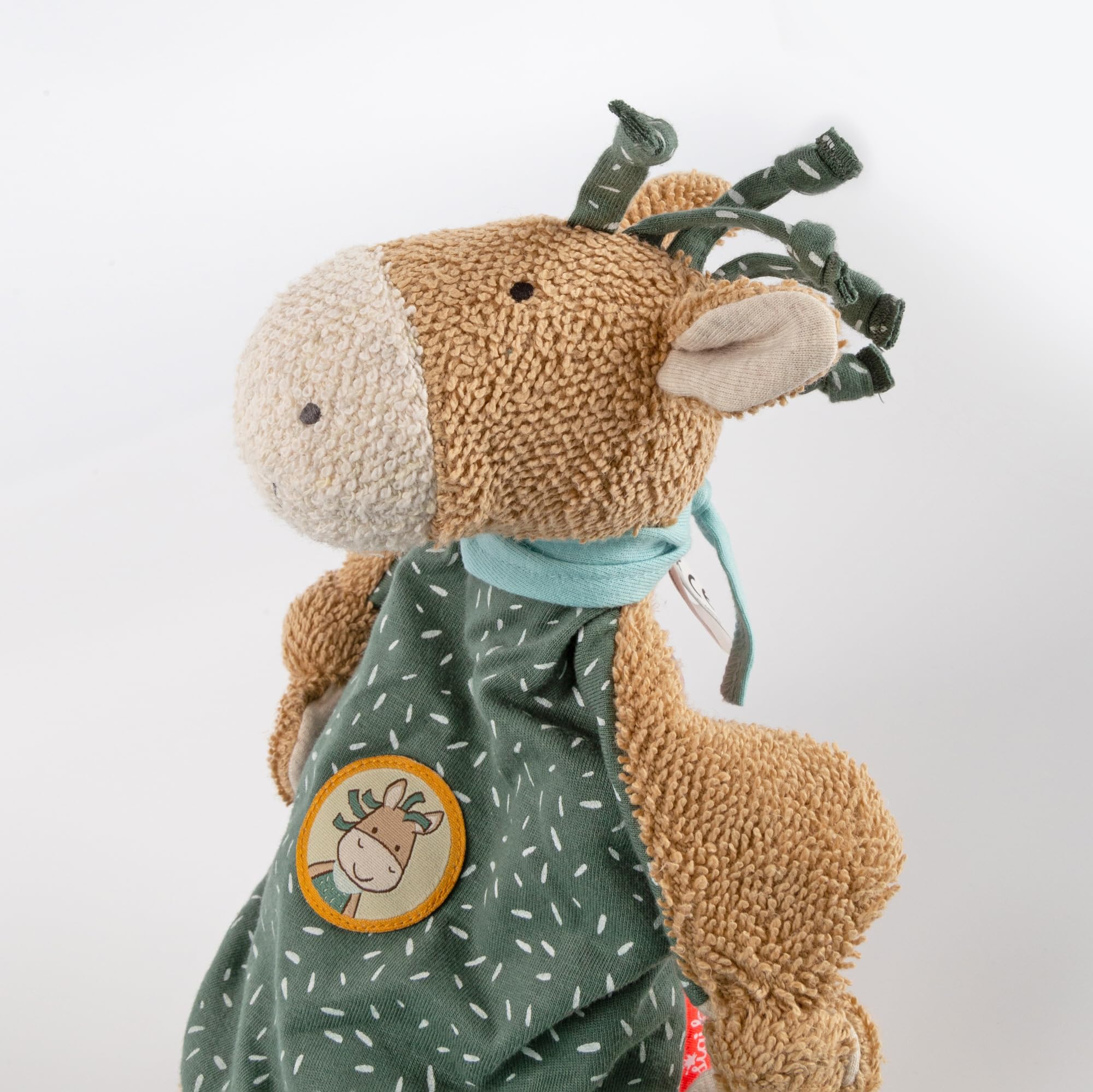 SIGIKID Schnuffeltuch Pony Wiah grün- Baby Schmusetuch - Spielzeug Stofftier Kuscheltier – Stofftuch für Neugeborene - Plüschtier zum Trösten für Babys und Kleinkinder ab Geburt geeignet