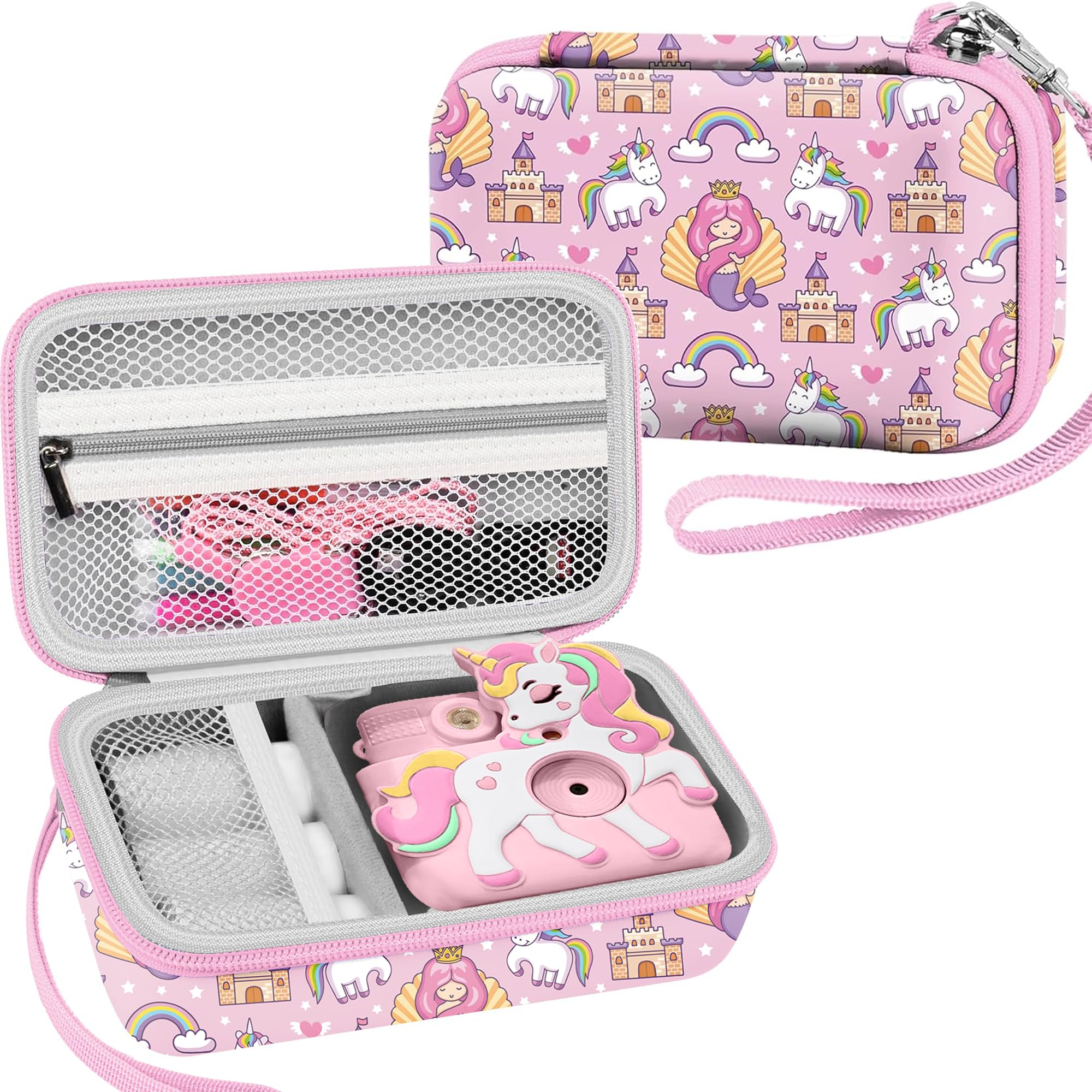 Leayjeen Kids Camera Case Compatible with Gofunly/Aasonida/CAMCLID/LETSHAHA Kids Instant Print Camera, Kids Instant Camera for 1080P Printed Photos,