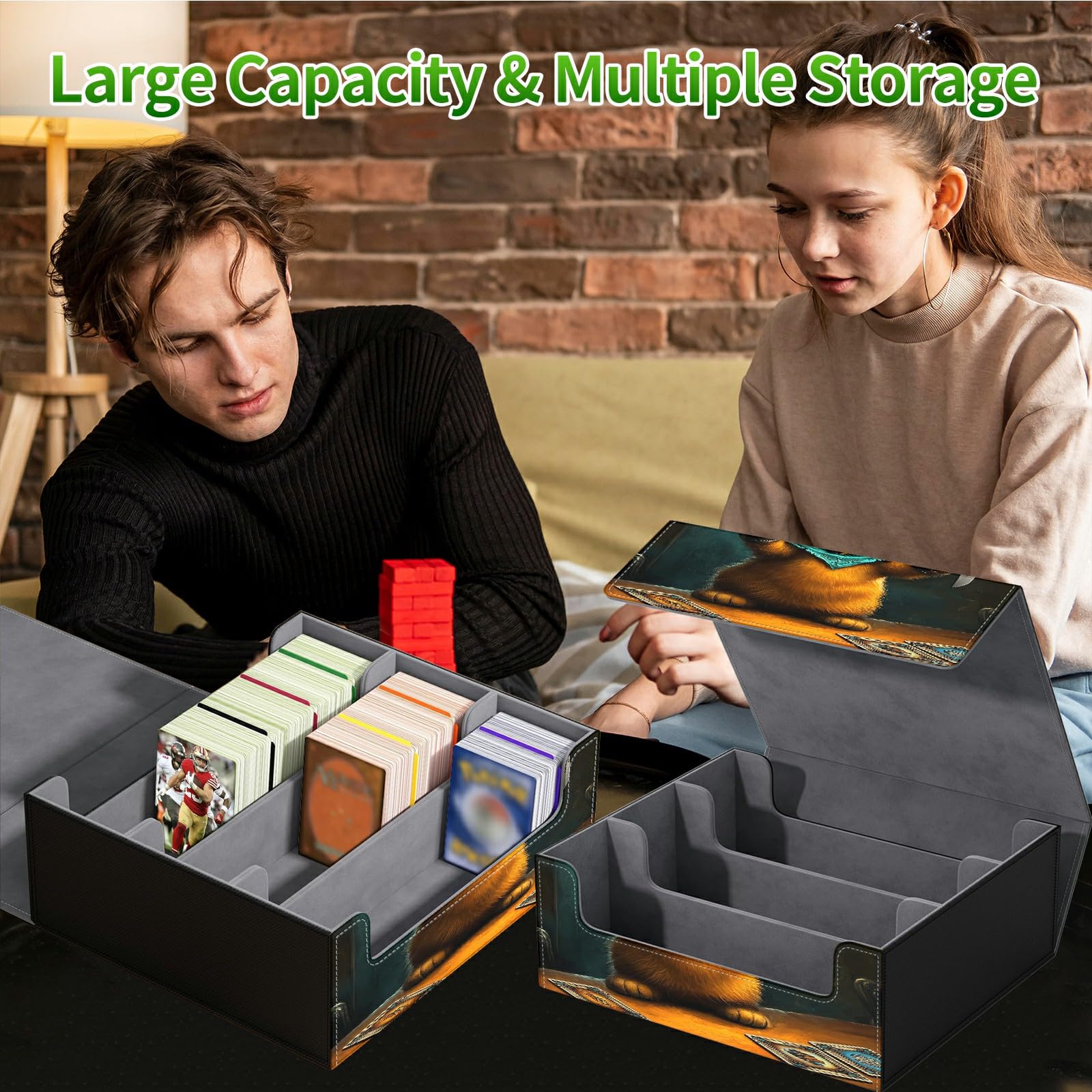 バッグ Re-collection Card Amazon.com: RWUTYTIUL Large Card Deck Box for MTG, Fits 1200+