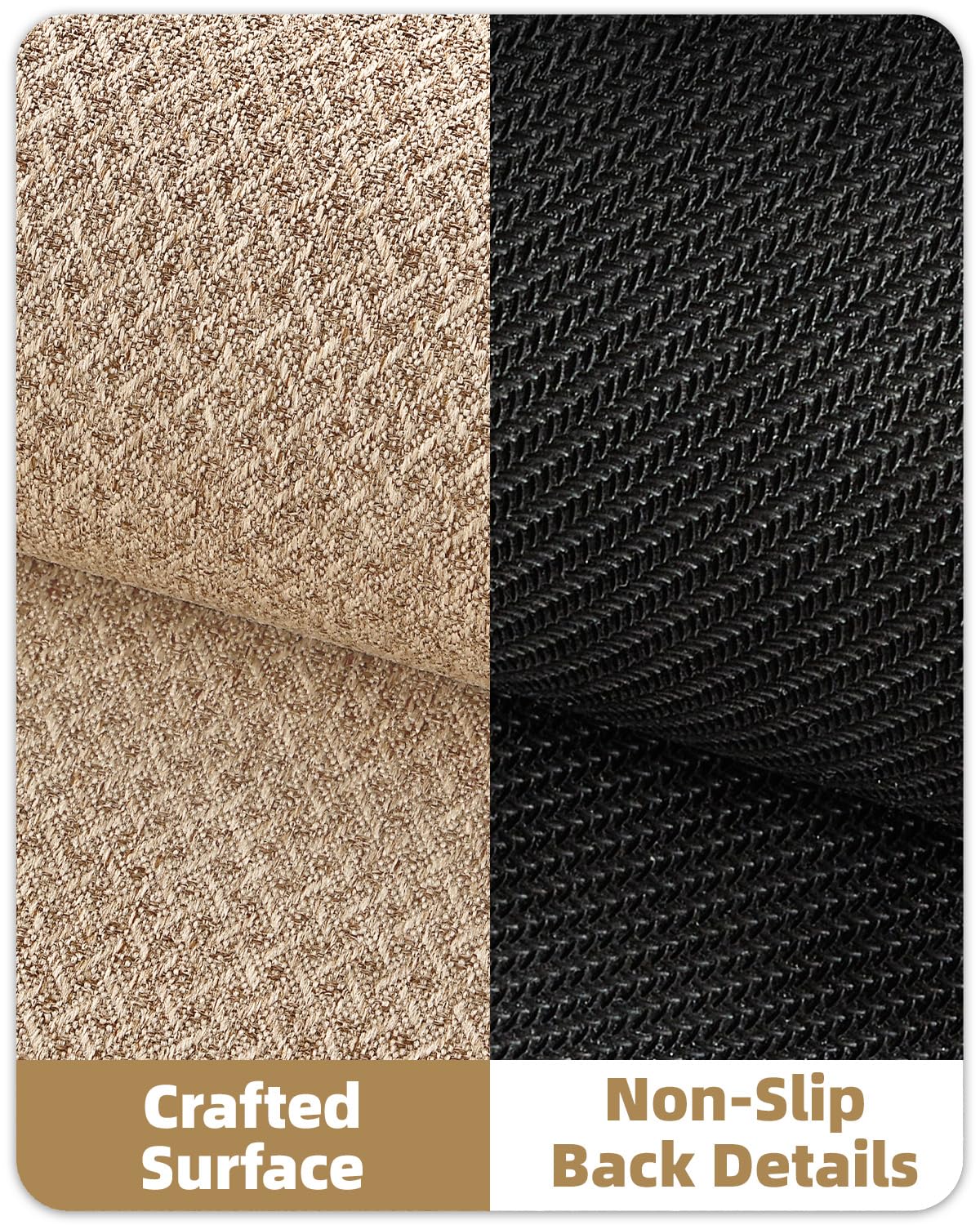 COLOR&GEOMETRY Tapis Entree Interieur 80x120 cm, Paillasson Interieur Antidérapant, Tapis intérieur Entree Absorbant, Fin,Lavable pour Entrée, Interieur, Couloir, Kaki