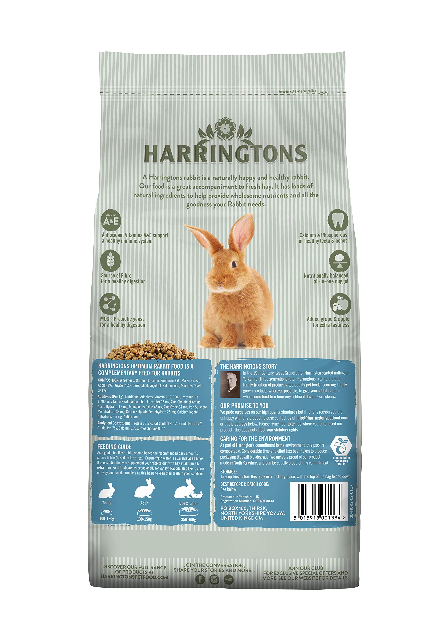 harringtons rabbit pellets