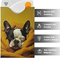 Vista 17 de Fundas de bloqueo RFID para pasaporte y tarjetas de crédito, Blanco, Blanco - 15 piezas