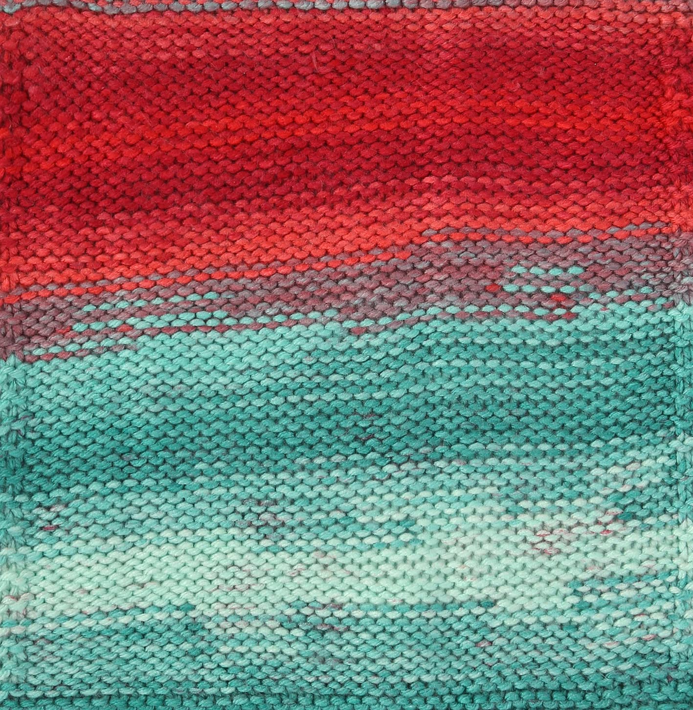 5 x 100 g Wool Bee Batik 500 g Wool with Colour Gradient Multicoloured Knitting Wool Crochet Wool (1420 Petrol Red) - Image 2