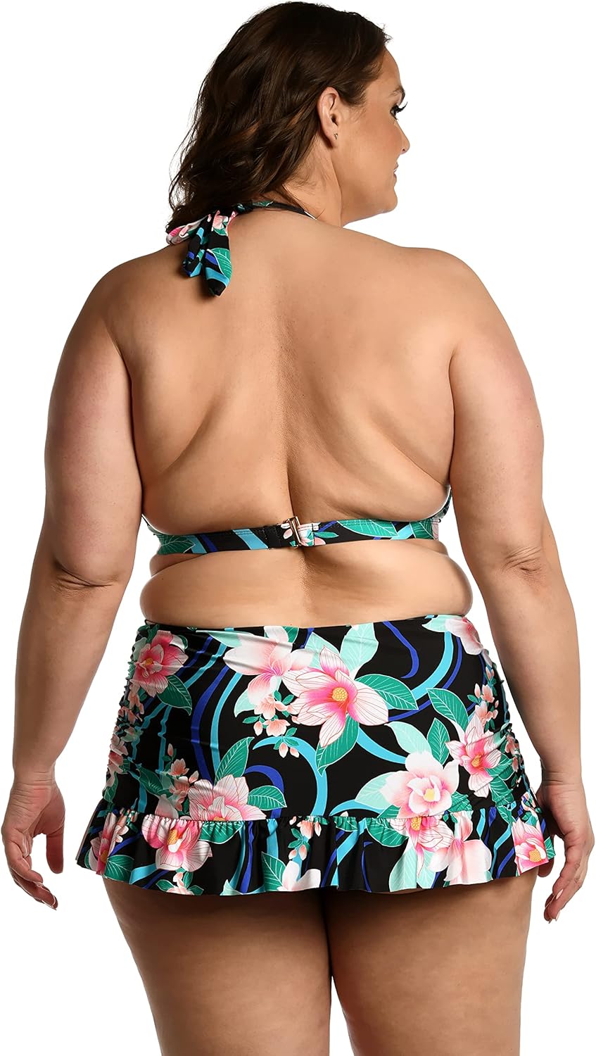 La Blanca Womens Banded Halter Bikini Swimsuit Top - Image 2