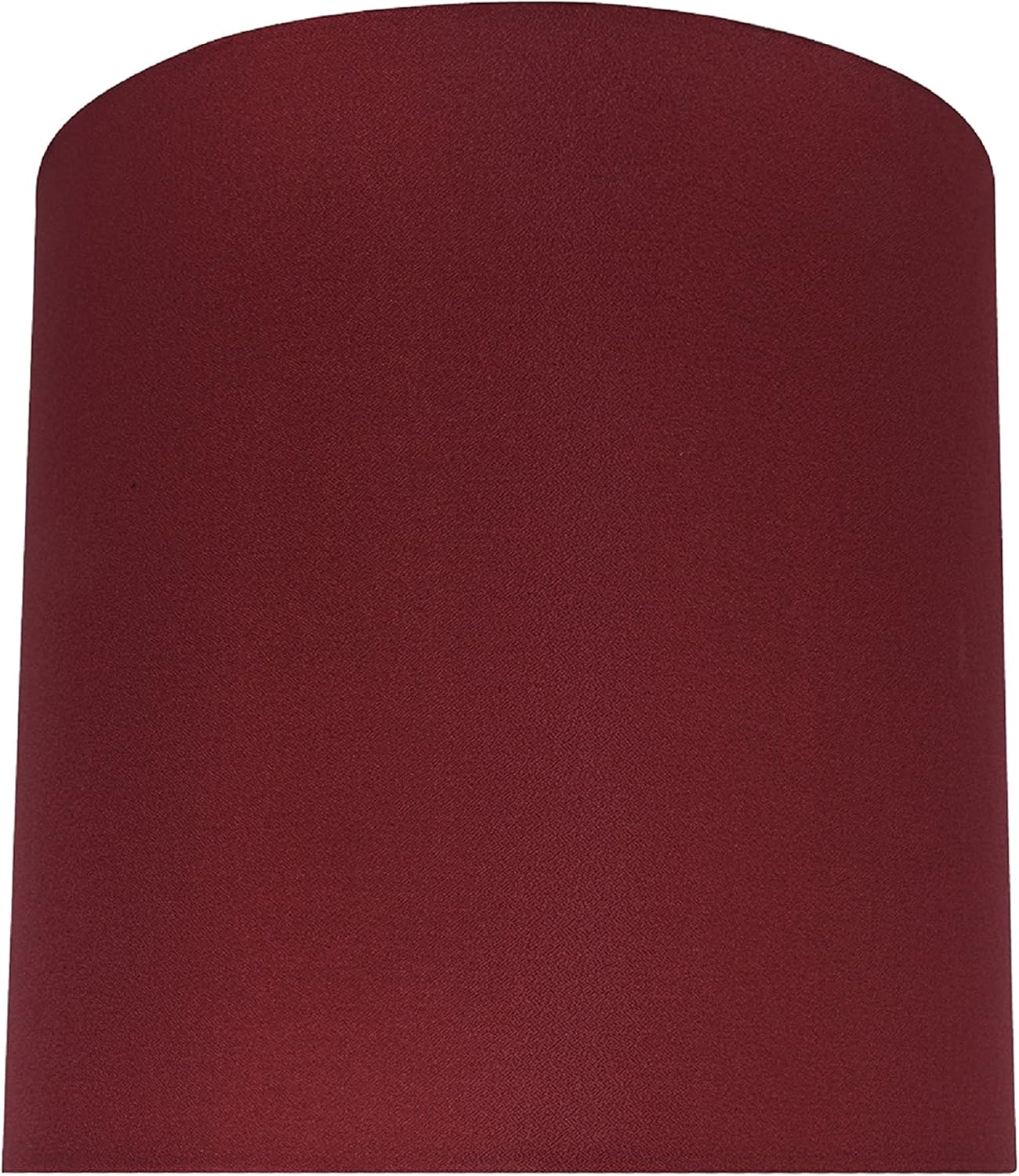 Aspen Creative 58401A, Drum Uno Lamp Shade, Red, 10" Top x 10" Bottom x 10" Height, Slip UNO 36mm