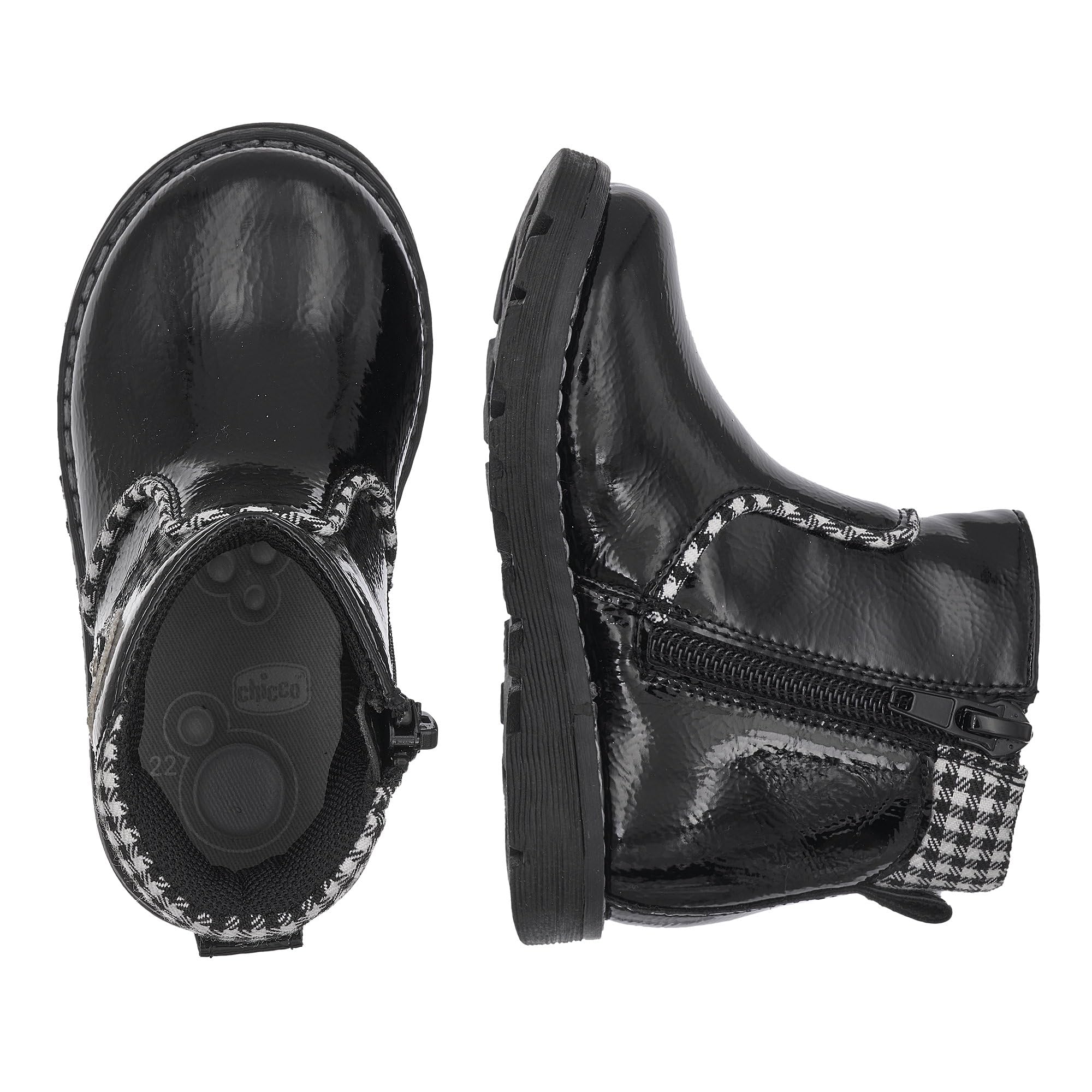 Chicco, Stivali Bambina con Zip Laterale, Stivaletti Bimba Caldi, Comodi, Leggeri e Traspiranti, Tronchetti Ideali per Autunno e Inverno, Scarpe Bambina, Designed in Italy