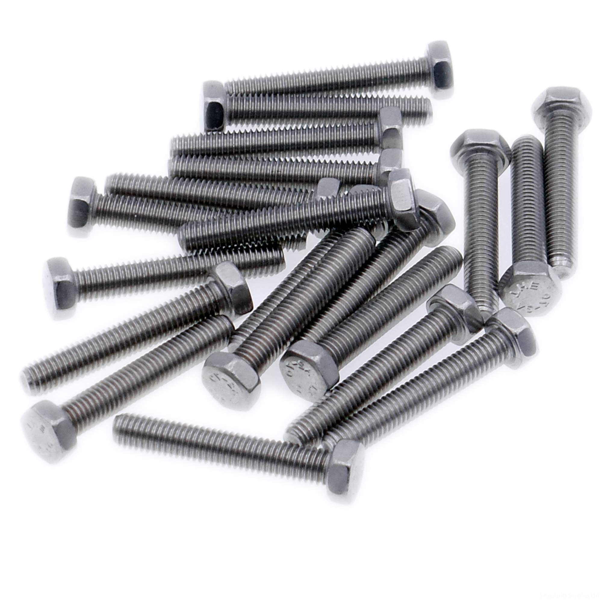 Singularity Supplies M4 (4Mm X 25Mm) Hex Bolt (Fully Threaded Setscrew) - Stainless Steel (A2) (Pack Of 20)