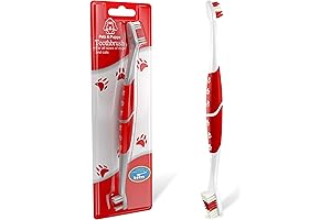 Pet Toothbrush for Small Dogs - Soft Bristles for Thorough Teeth Cleaning