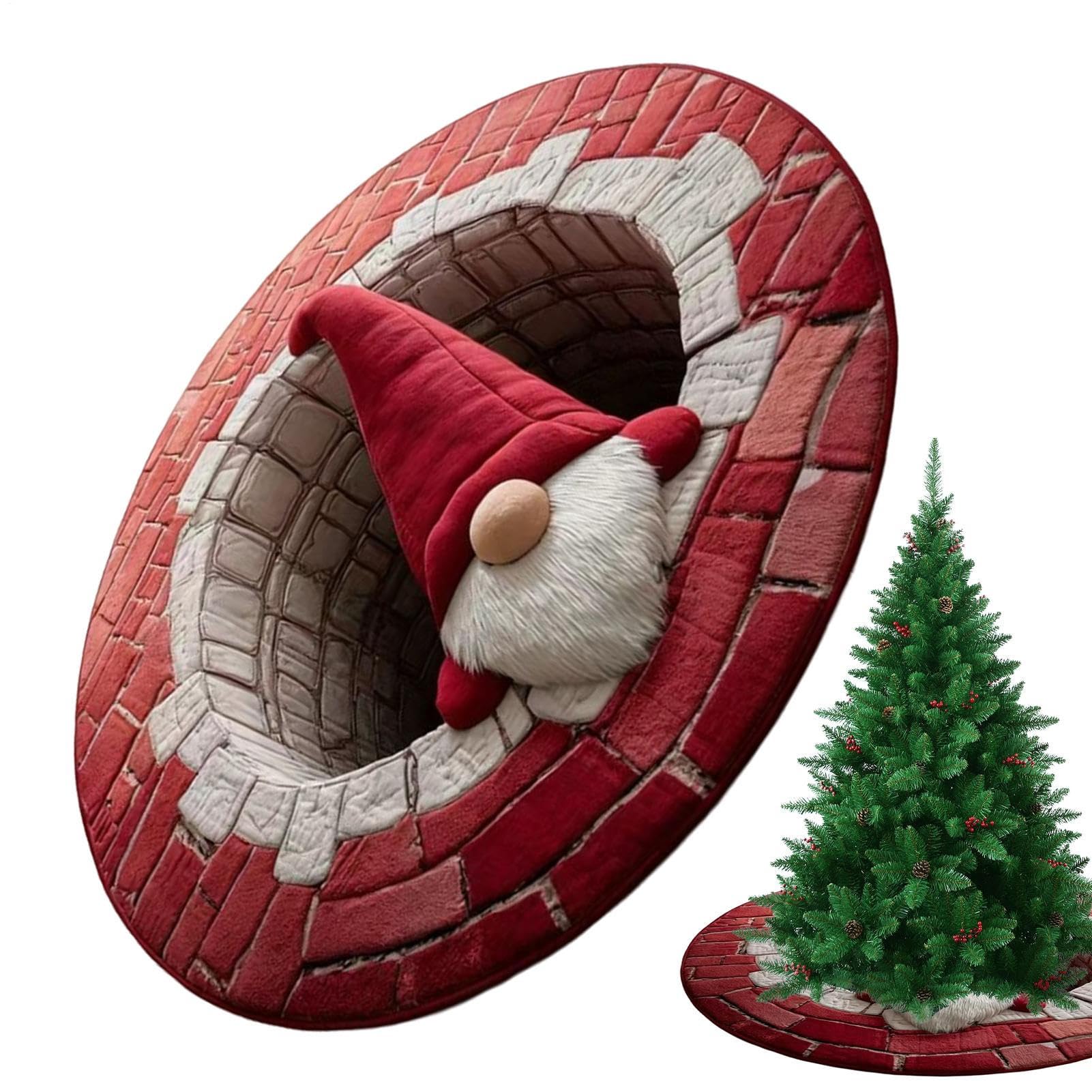 Tapis illusion du Père Noël : le sol doux antidérapant pour éviter les glissades