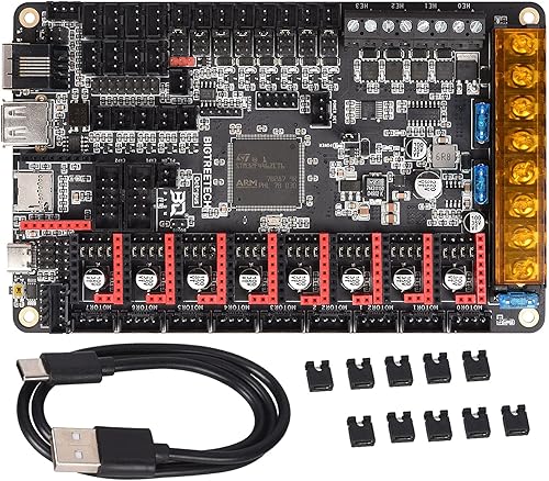 BIGTREETECH Octopus V1.1 - Placa de control de 32 bits compatible con TMC2209, controlador de pasos TMC2208, soporte para firmware Klipper DIY y