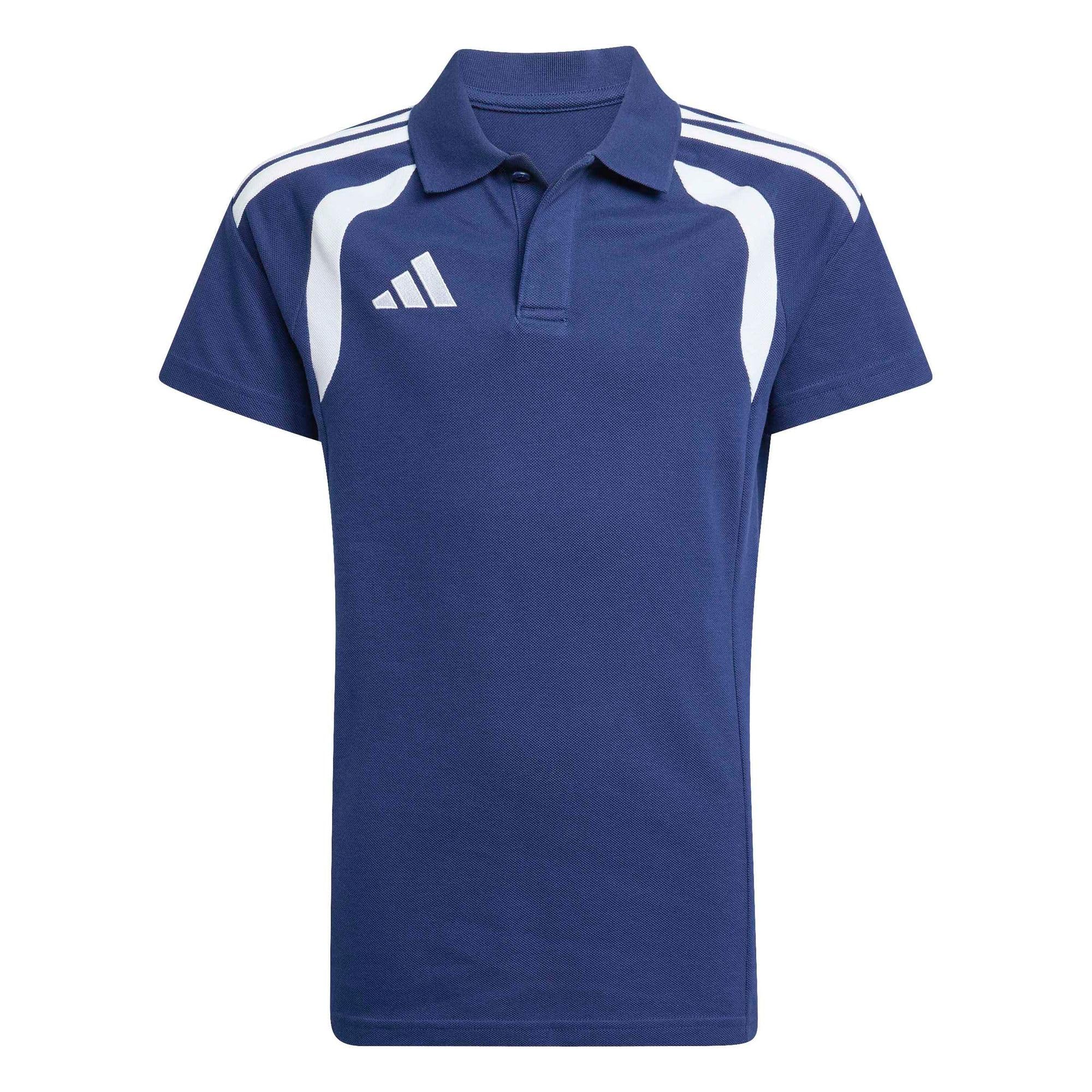 adidas Unisex Kids Tiro 26 League Polo Kids Shirt, Team Navy Blue 2/White, 3-4 Years