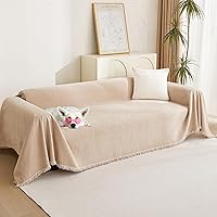 Vista 9 de MYSKY HOME Funda de Sofá Boho Súper Suave Fundas de Sofá para Sofá de 2-3 Cojines, Funda Moderna de Sofá de Jacquard Negro Funda de Loveseat Futón