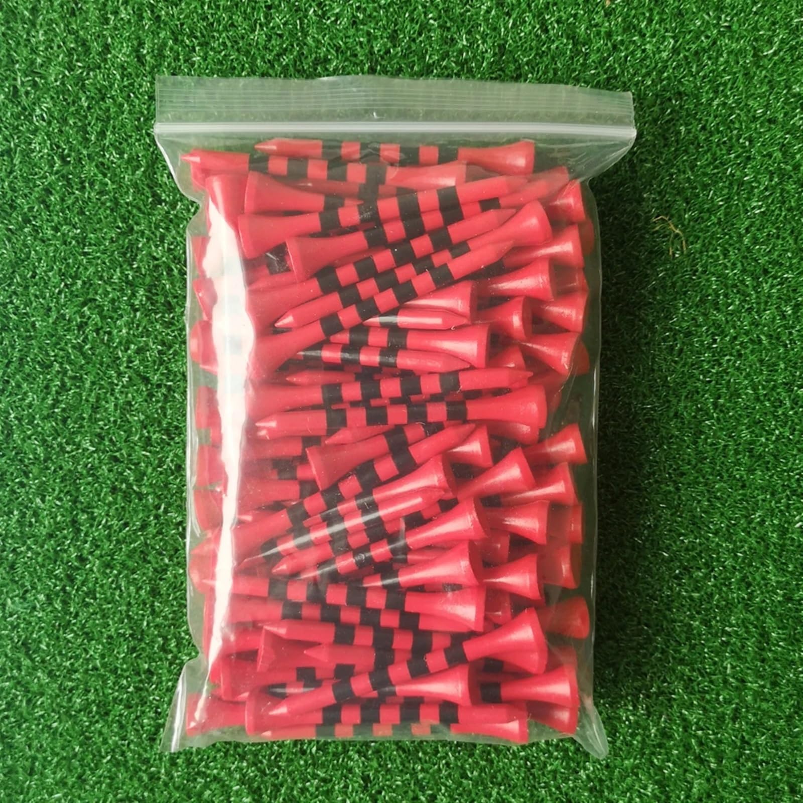 Golf Tee 100 Teile/Paket Golf-Tees Aus Holz 4 Schwarz Streifen Weiß Schwarz FüR Einen Idealen Abschlag