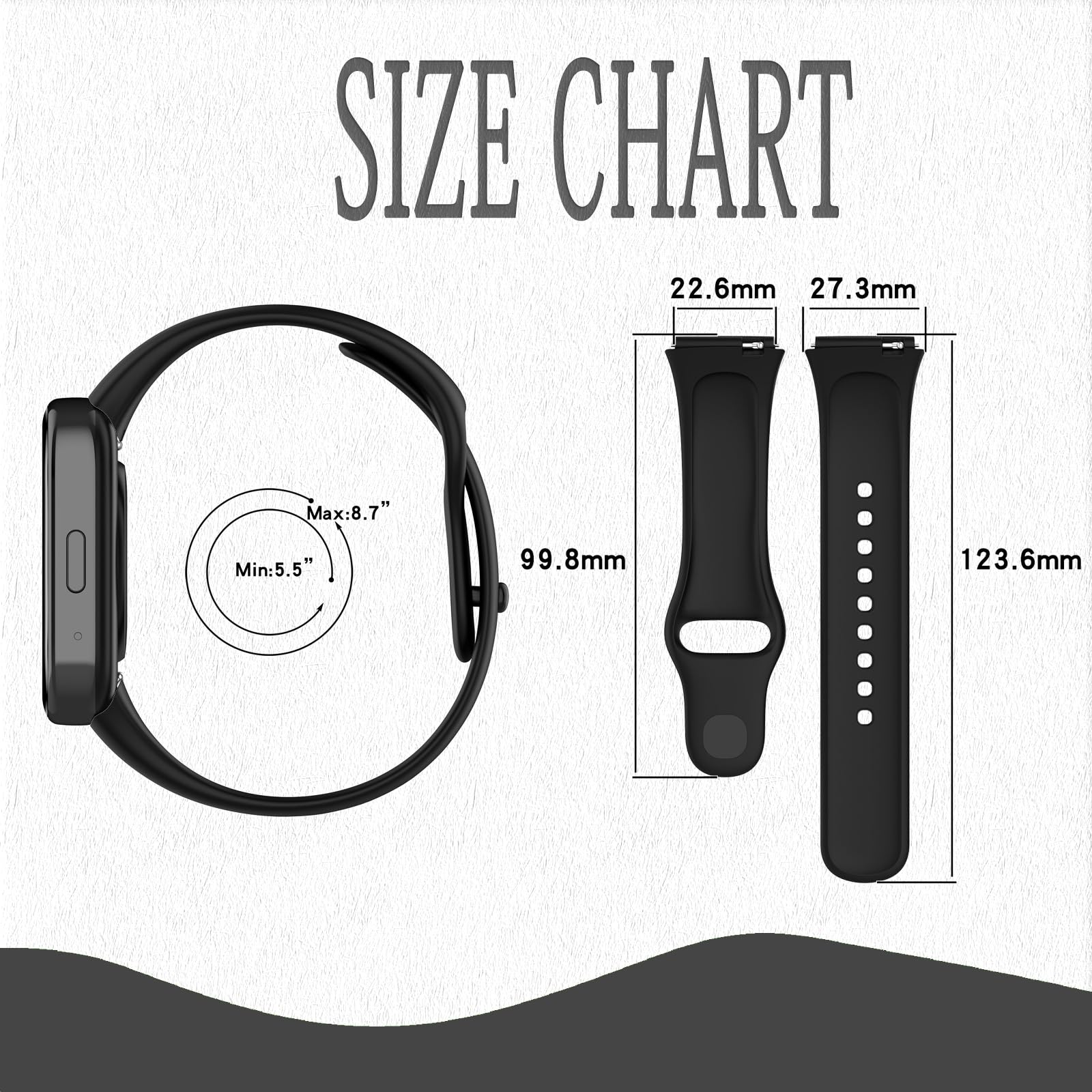 Correas Compatibles para Xiaomi Redmi Watch 3 Active Lite Pulseras de Repuesto