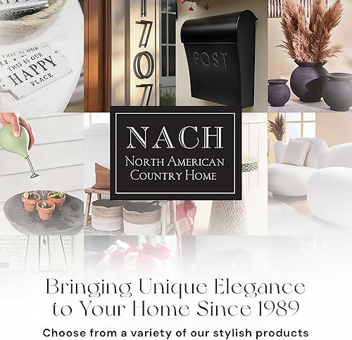 Miniatura 8 de NACH Buzones para Montaje en Pared Exterior, Buzones Marrone Rustico de 10 x 10 x 4 Pulgadas para Exterior de Casa, Buzones Impermeables para