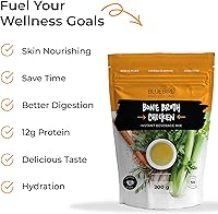 Vista 4 de BLUEBIRD PROVISIONS Polvo de caldo de hueso de pollo - Polvo de proteína sabrosa baja en sodio - Polvo de proteína de carnívoro con 0.42 oz