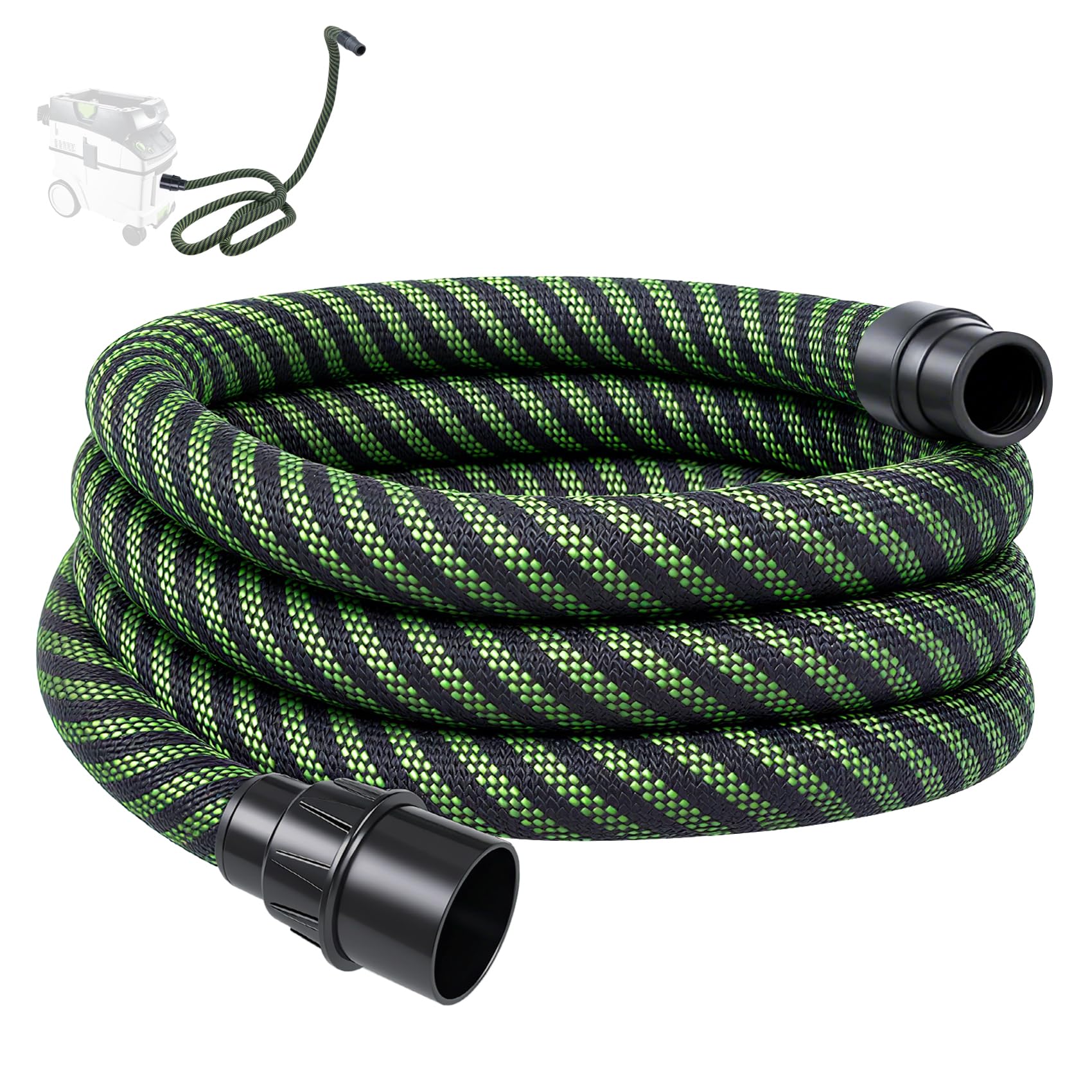 Dust Extractor Hose D27/32x3.5M For Vacuum Hose, Compatible With Festool Ct 26/36/48 Ct 15/25 Ct Mini and Ct Midi Vacumm, Suitable for Sanders, Track Saw And Other Power Tools, 3.5M