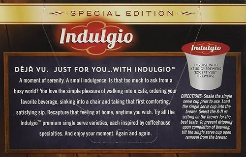 Miniatura 4 de Indulgio Cappuccino, caramelo dulce y salado, taza individual de 12 unidades