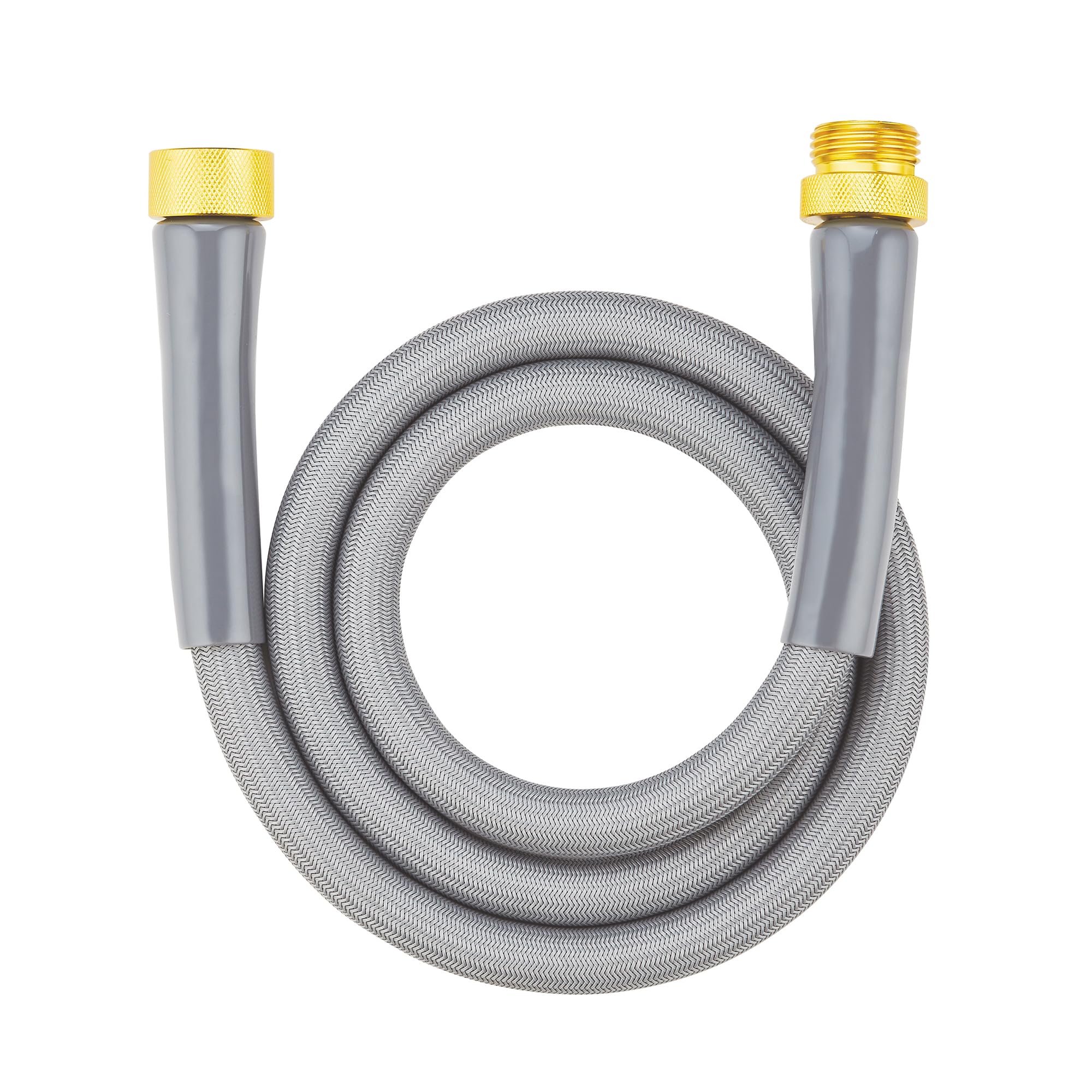 SKYWARD Short garden hose with Female to Male Metal Connector, nylon braided, inner tube PVC material, flexible and lightweight, Kink Free Water Hose, easy to use & Store (4ft)