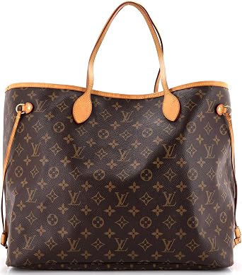 Pre-Loved Neverfull Tote GM, Brown