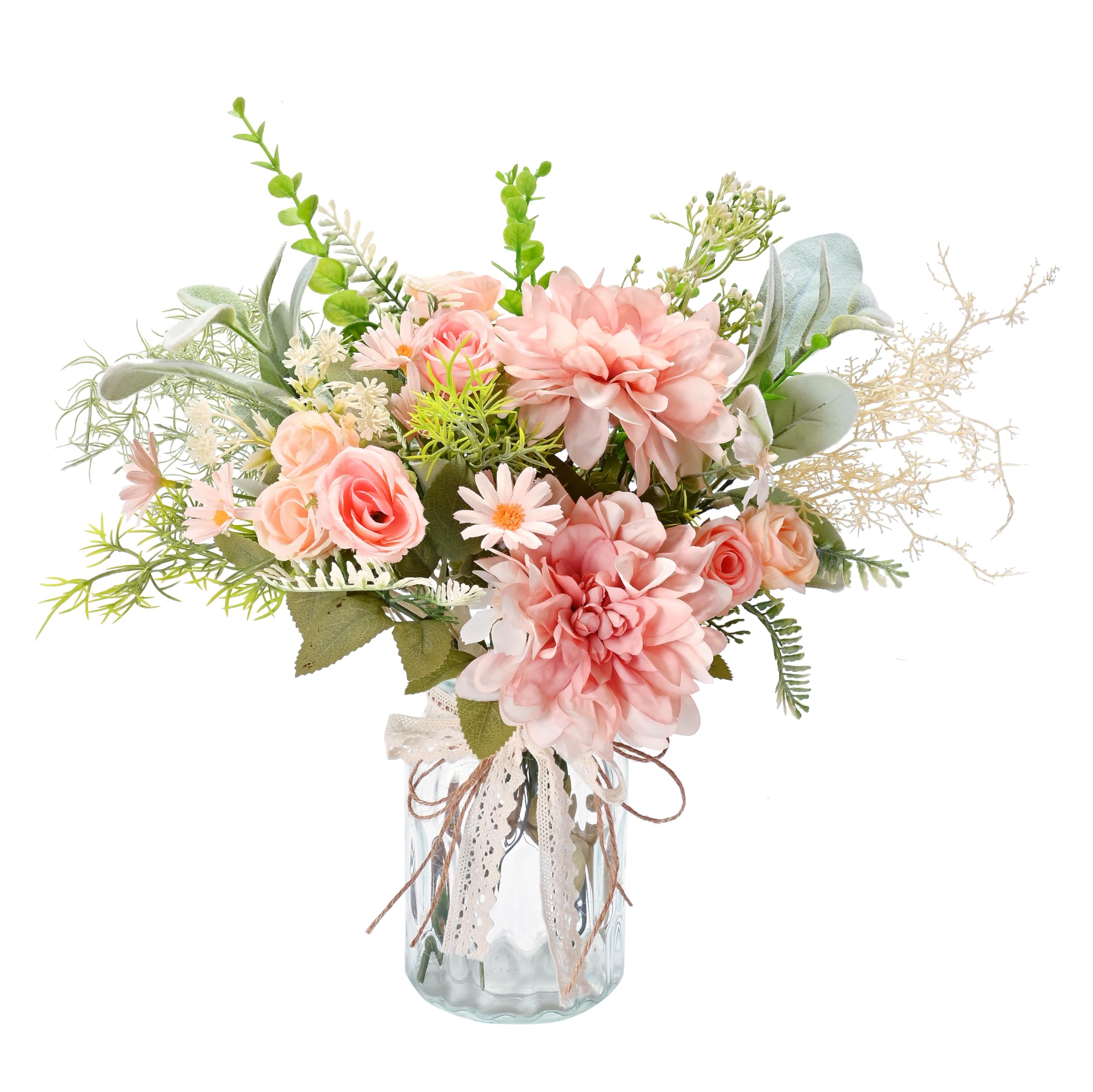 Yorkmills Artificial Rose Flowers in Vase