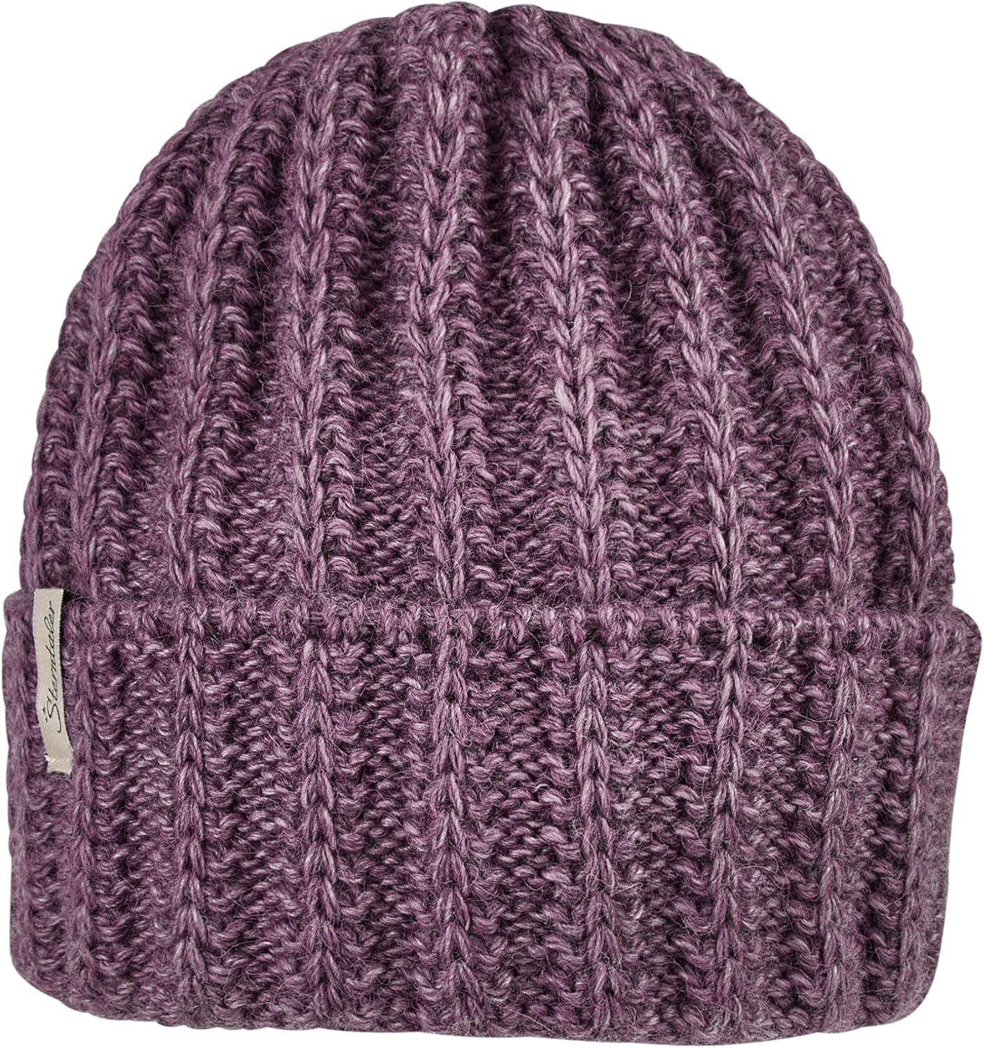 Strickmütze mit Umschlag