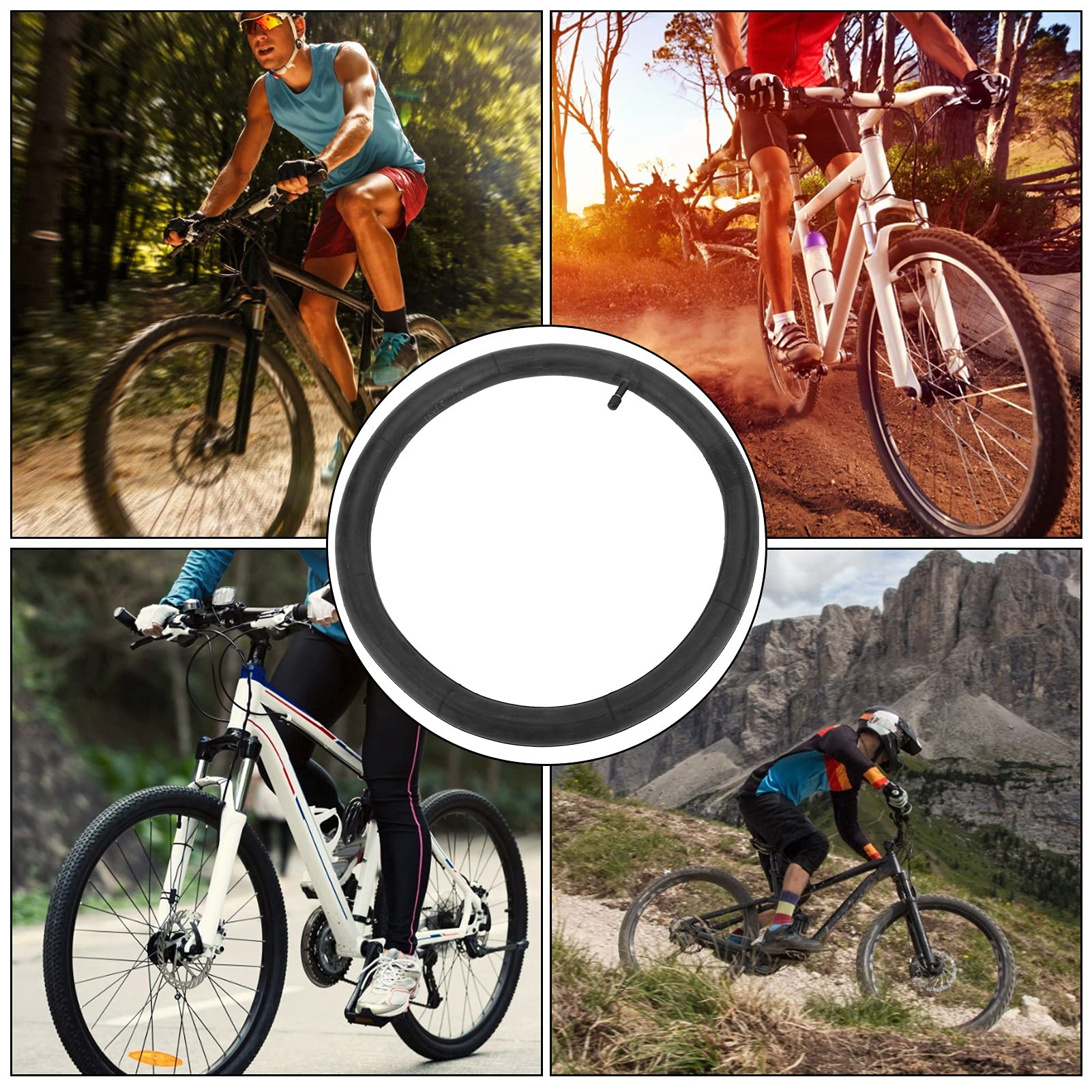 16 Zoll Fahrrad Innenrohre 1,50-1,75 Zoll - Schraderventil Butylkautschuk