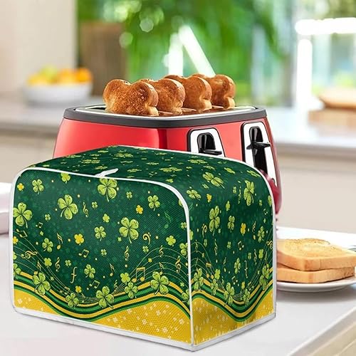 Vista 47 de Dreaweet Funda para tostadora de dibujos animados Kawaii Toast, de poliéster, se adapta a la mayoría de tostadoras de ranura larga de 4 rebanadas