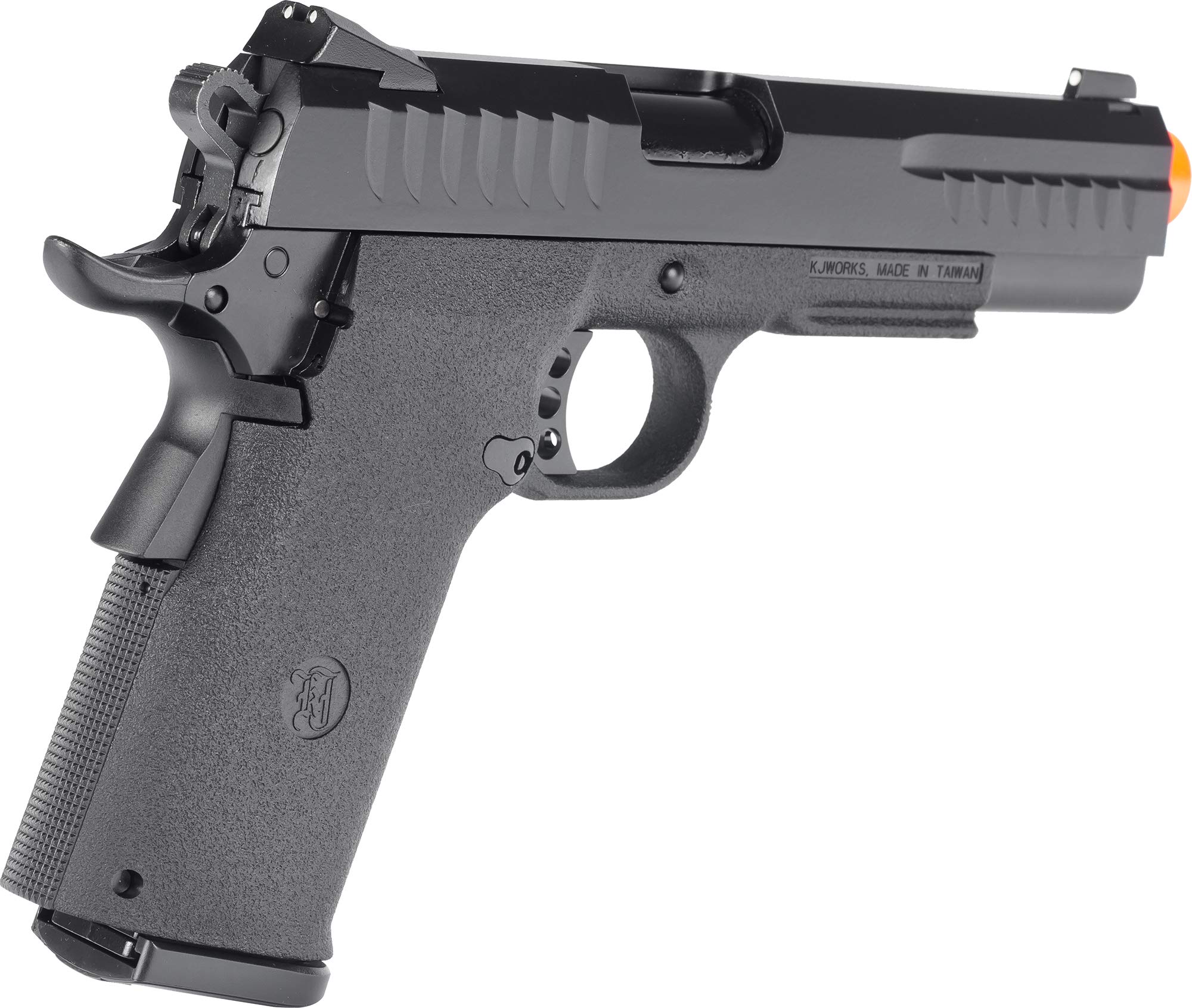 Evike Airsoft - KJW Metal KP08 Tactical Custom Hi-Capa GBB Airsoft Pistol