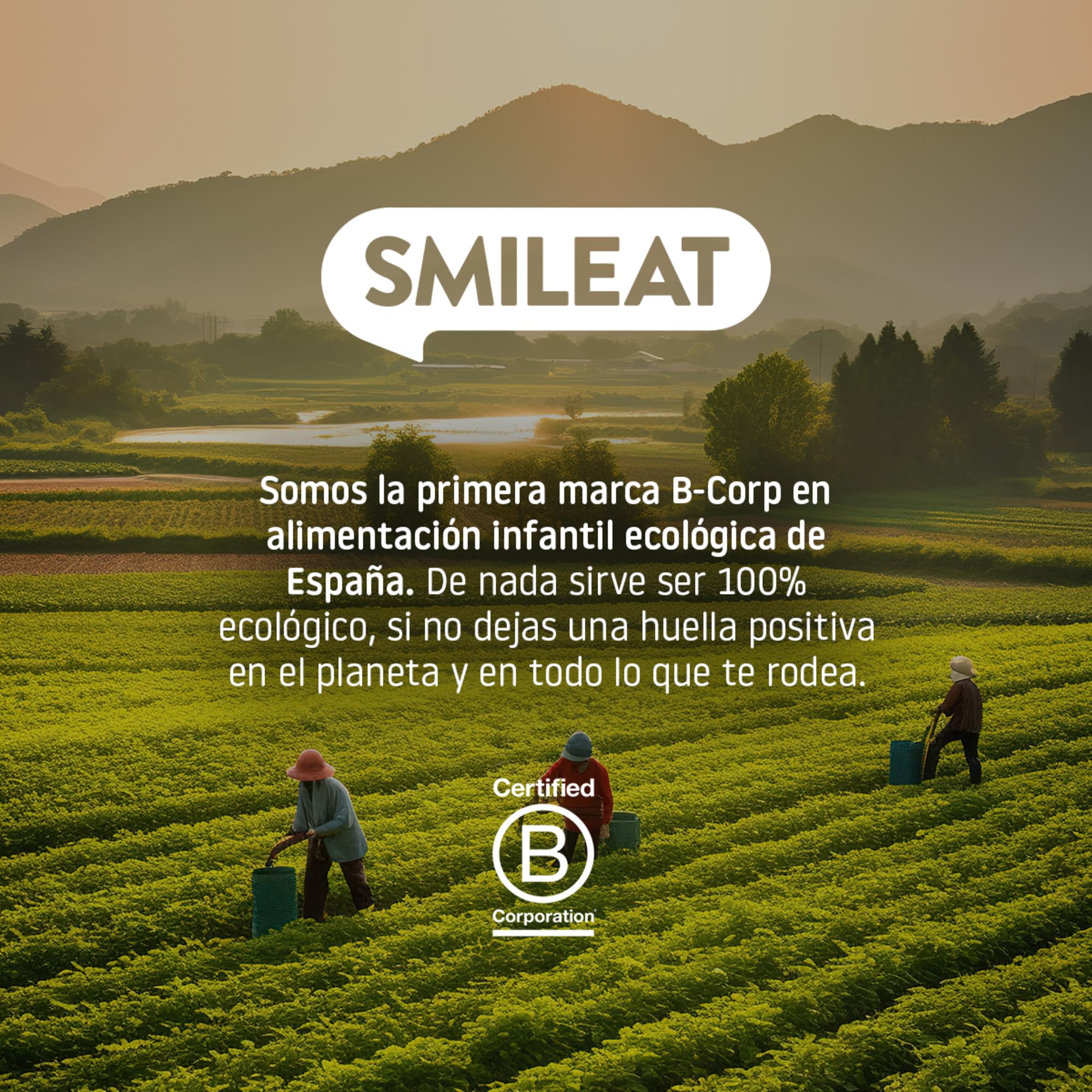 Smileat - Barquillo TRIBOO Relleno de Crema de Cacao - Snack con ingredientes ecológicos - Sin Azúcar Añadido - Merienda Crujiente con alto contenido de fibra