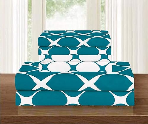 Miniatura 2 de Elegant Comfort Juego de funda de edredón reversible de 3 piezas, 1500 % microfibra de alta calidad hotelera, funda de edredón con cierre de botón y