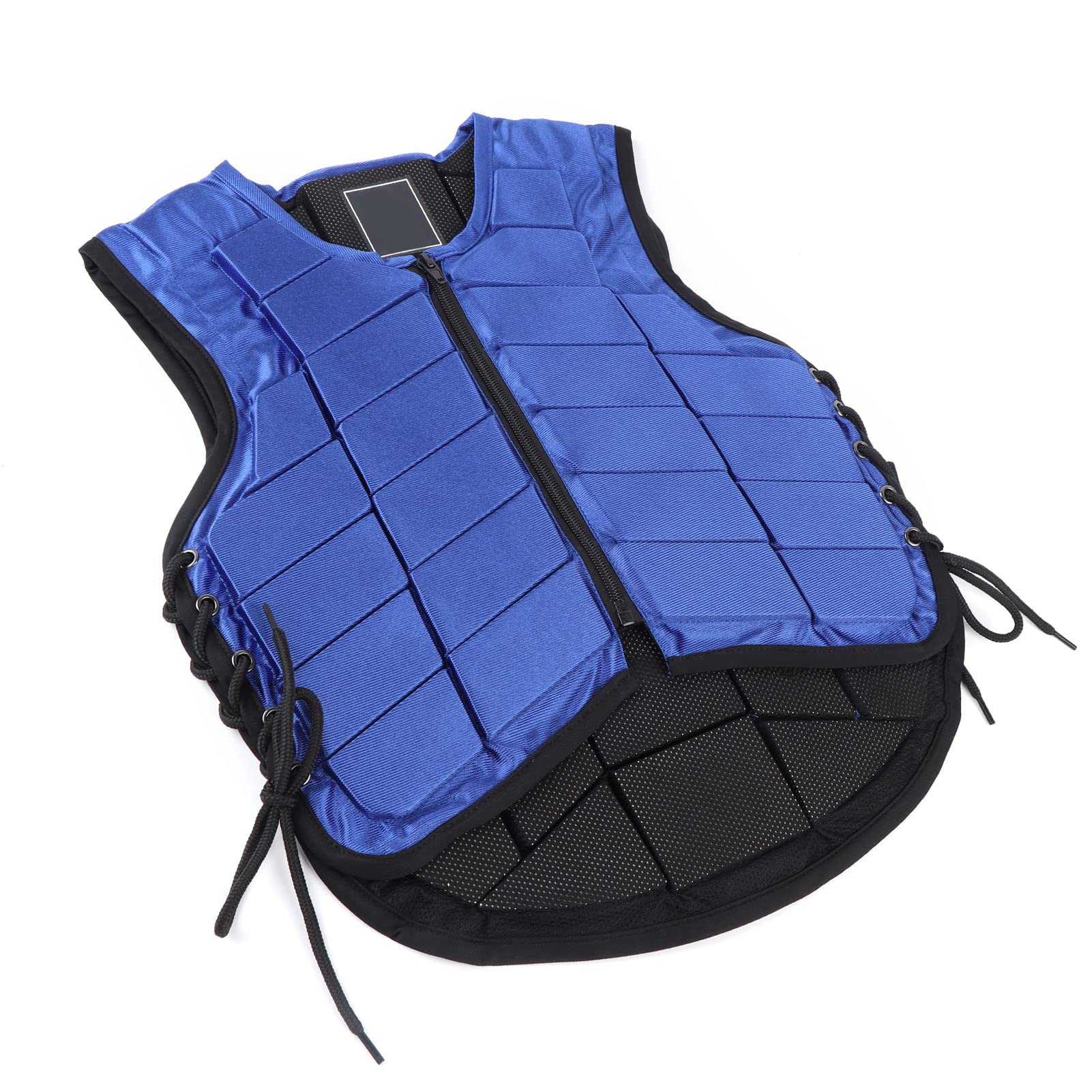 Cyrank Kids Equestrian Vest, Nylon Foam Padded Equestrian Protective Vest Horse Riding Body Protector Zipper Protector Gear Waistcoat(CL)