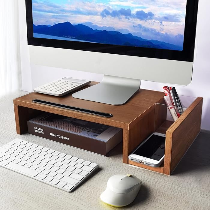 Buy WBHONGHUI Wood Monitor Stand Stand for Laptop