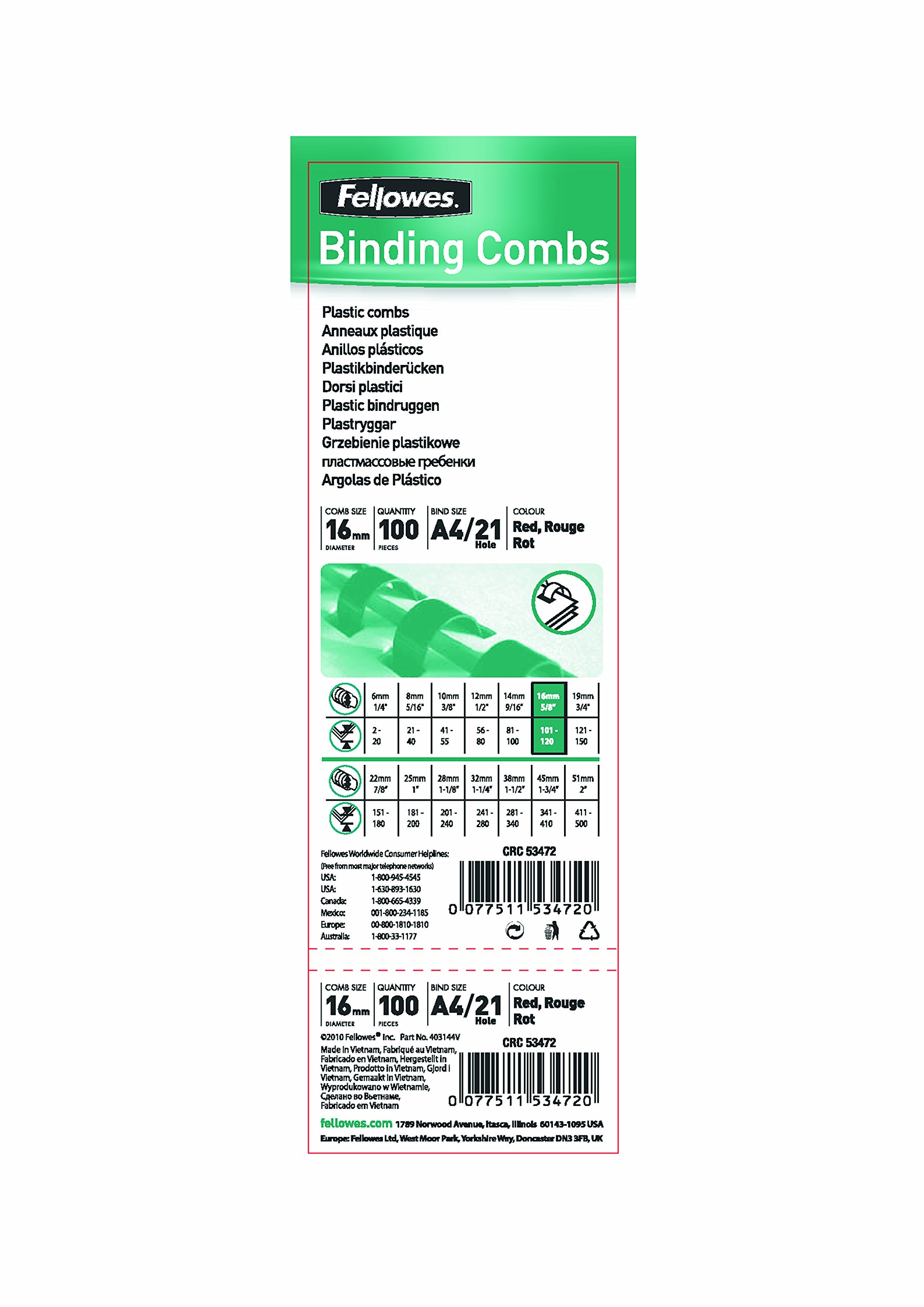 Spine Per Rilegatura A Filo RAYSON - Passo 2:1, 23 Anelli, Per A4, Nero, Confezione Da 100 Pezzi - Foto 12