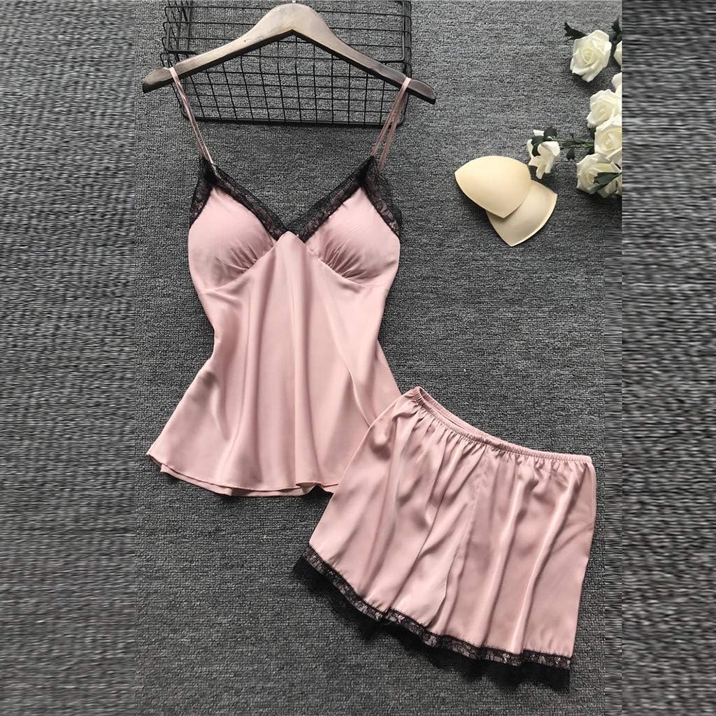 Juniors Spaghetti Strap Lingerie Pajama Loungewear Robe Set for Women - Sexy Bath Robes