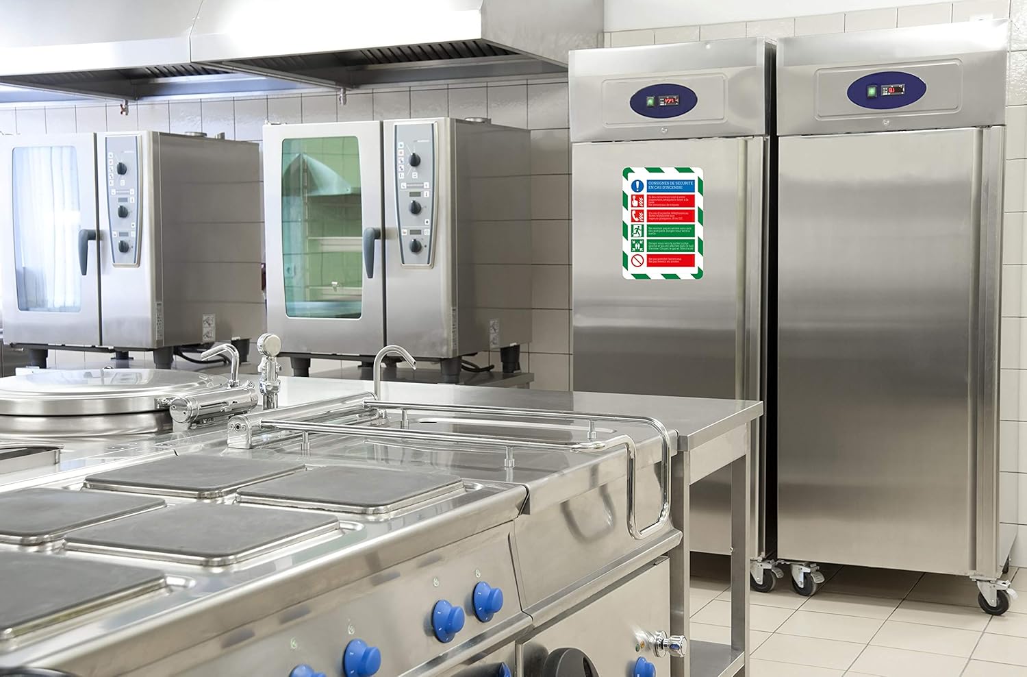 Tarifold A4 Magnetic Safety Frame - Green/White (Pack of 2)