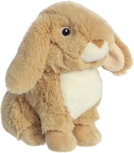 Miniatura 4 de Aurora Eco-Friendly Eco Nation - Animal de peluche ecológico, hecho con materiales reciclados, conejo orejudo color marrón, 9 pulgadas