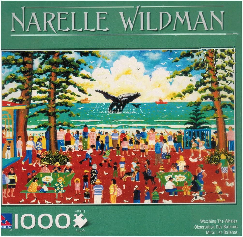 Narelle Wildman 1000-piece Jigsaw Puzzle - Watching the Whales